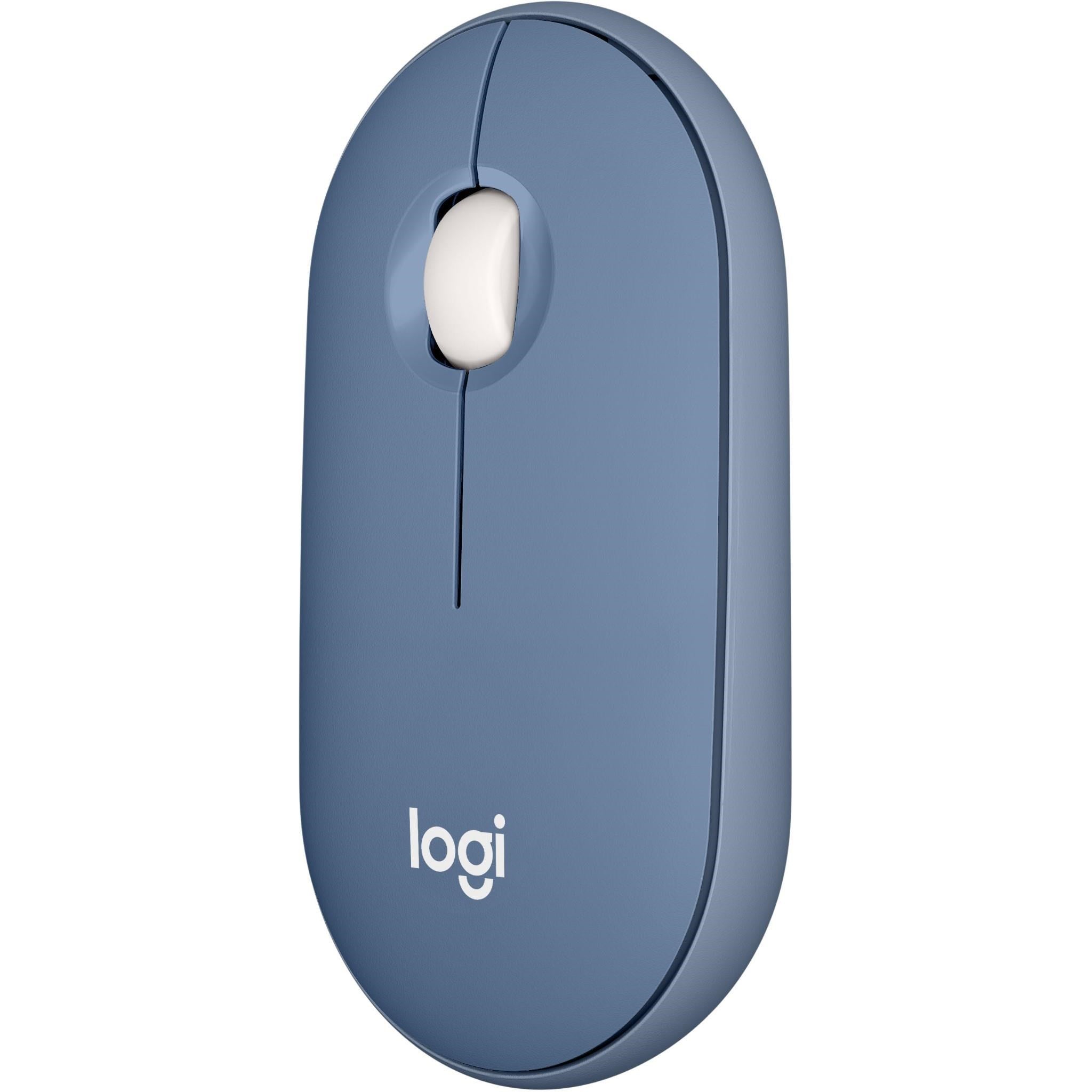 Logitech M350 Pebble Wireless Mouse (Blueberry)