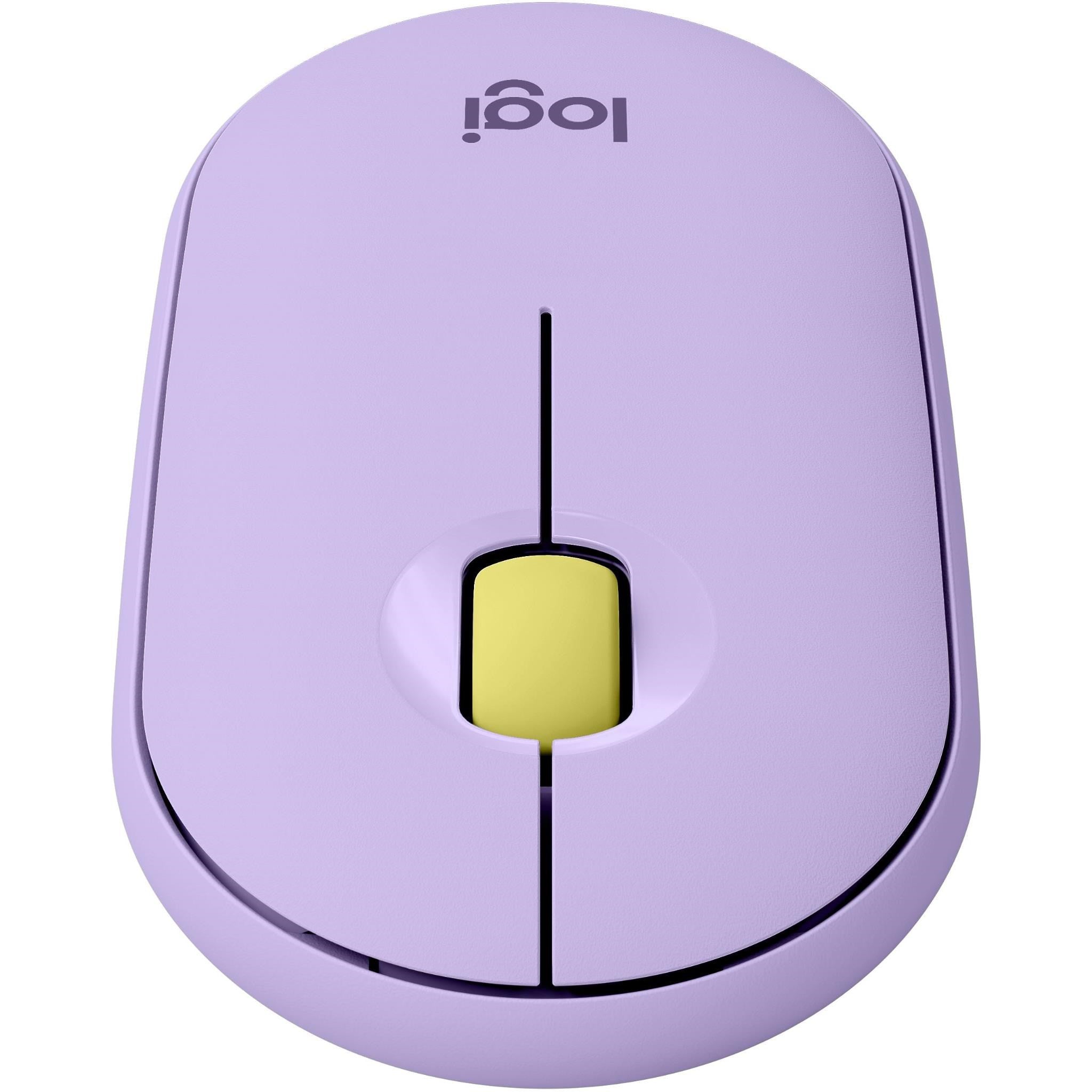 Logitech M350 Pebble Wireless Mouse (Lavender)