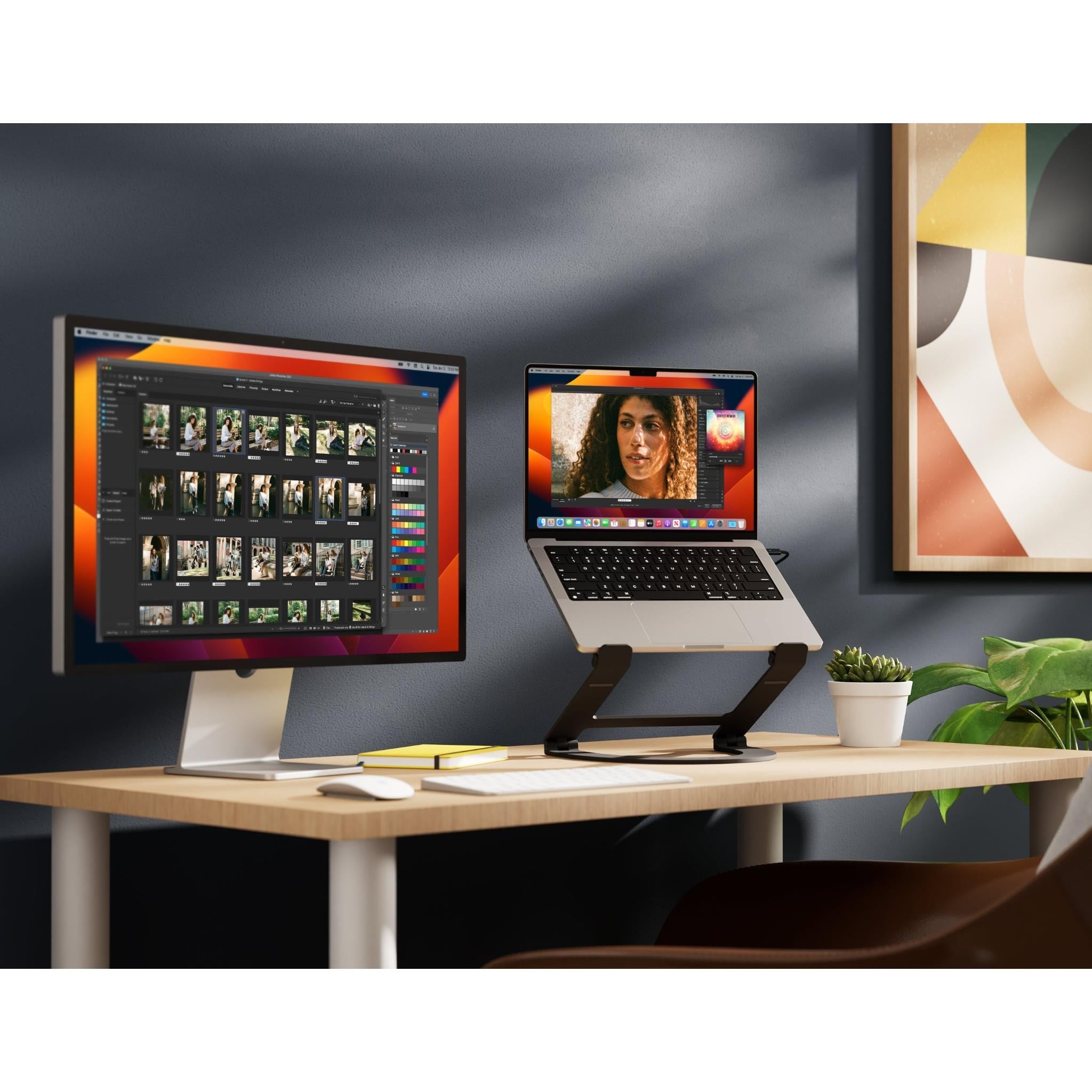 Twelve South Curve Flex Desktop Stand for MacBook/Laptops (Black)