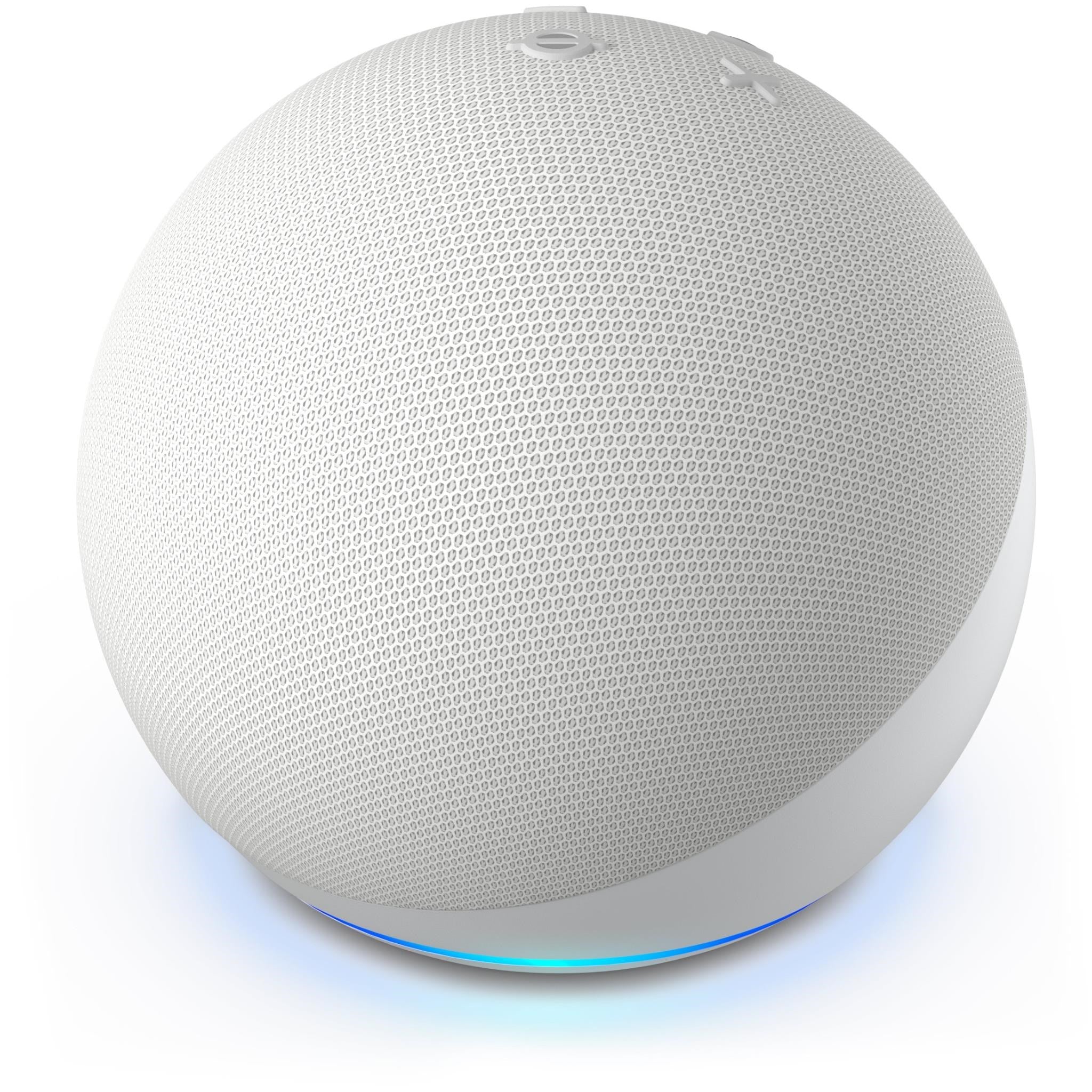Amazon Echo Dot Smart Speaker & Alexa 5th Gen (Glacier White)