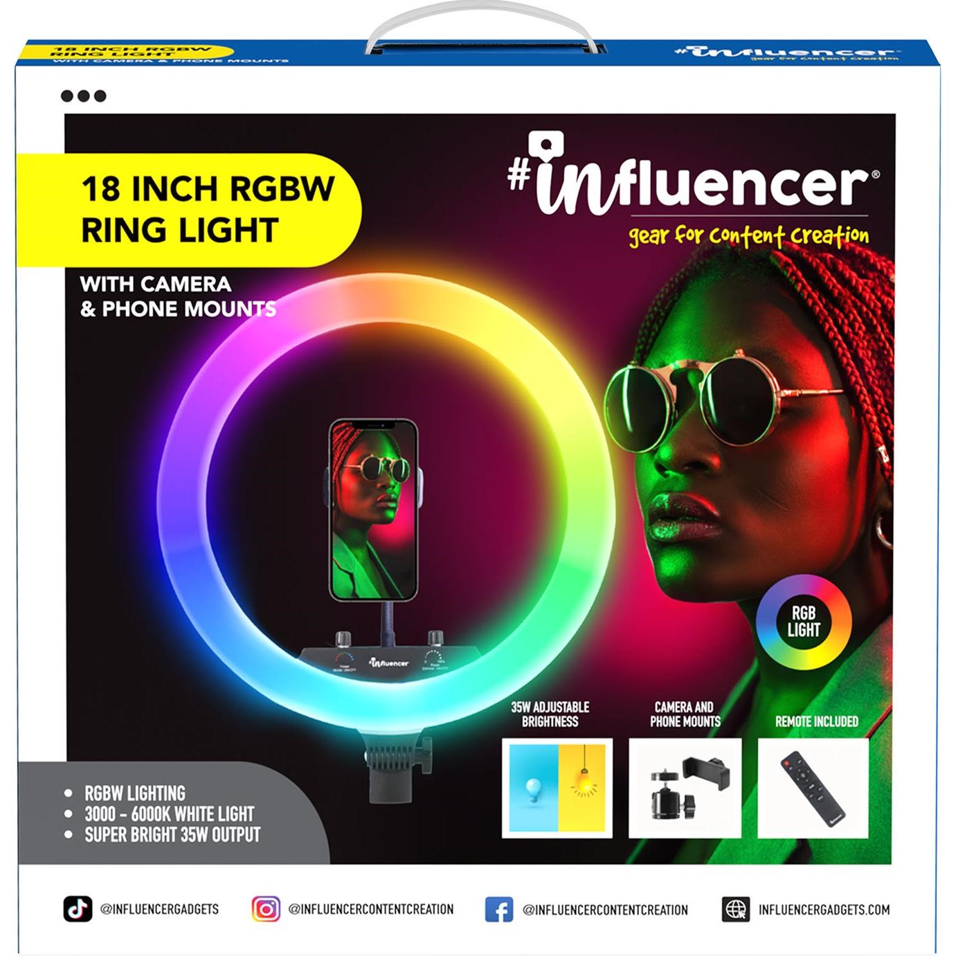Influencer 18' RGBW Ring Light