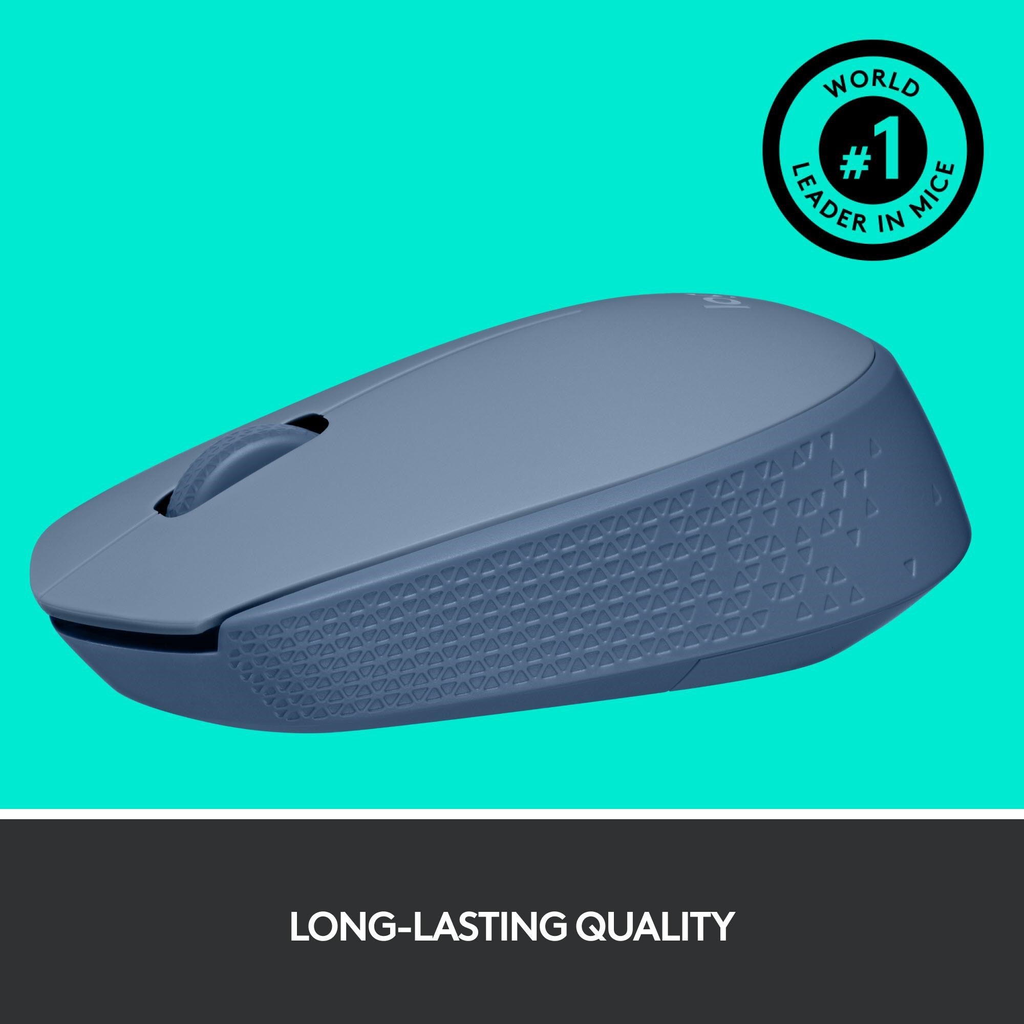 Logitech M171 Wireless Mouse (Blue Grey)