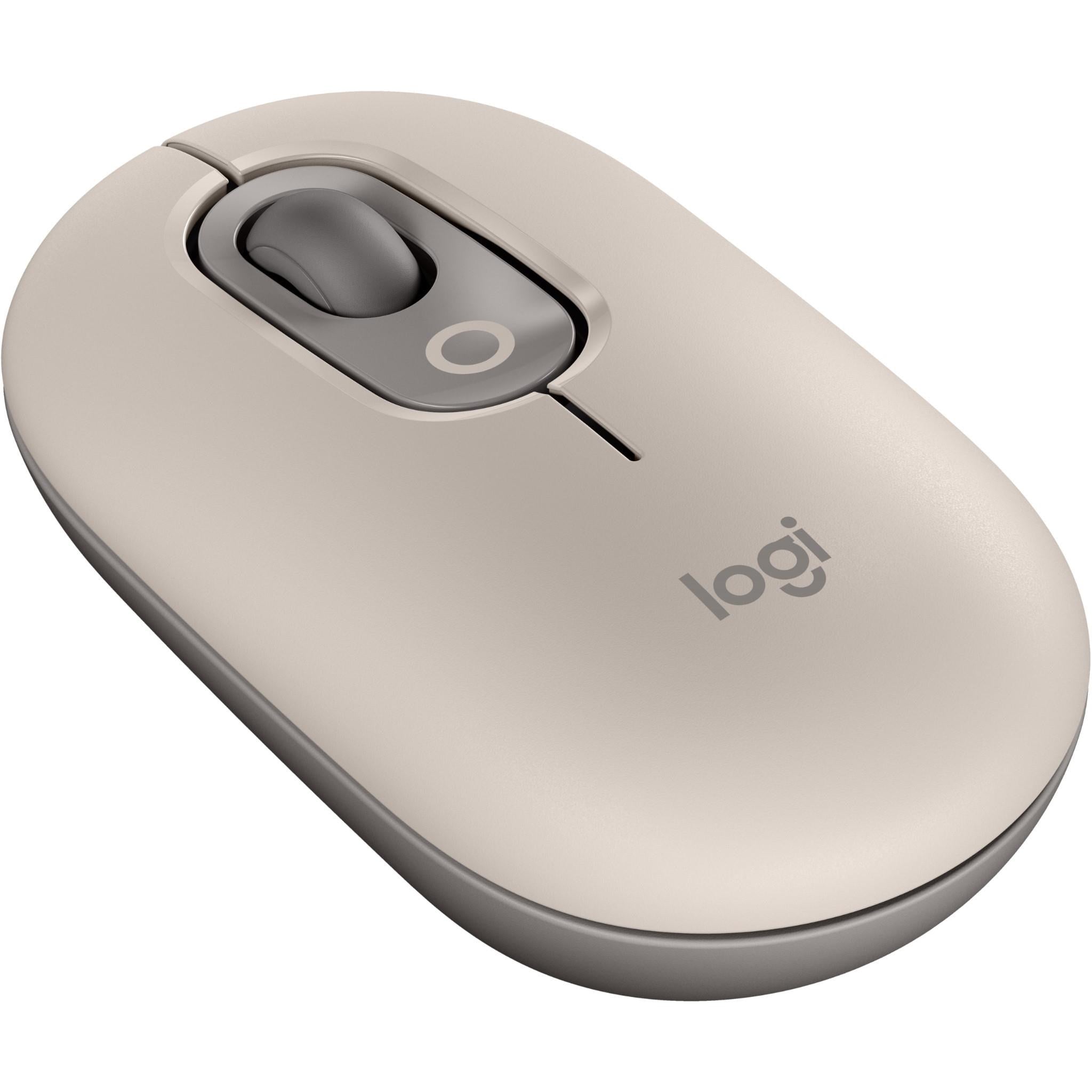 Logitech POP Mouse with Emoji (Mist Sand)