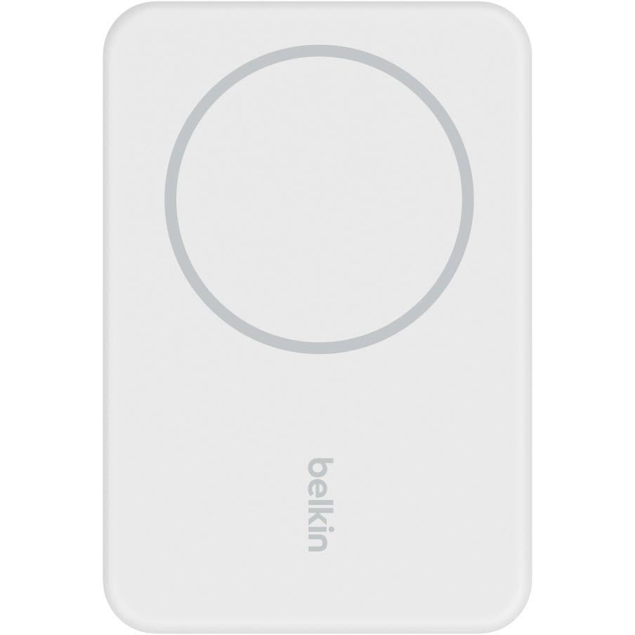 Belkin BoostUp Charge Magnetic Wireless Power Bank 5K + Stand (White)