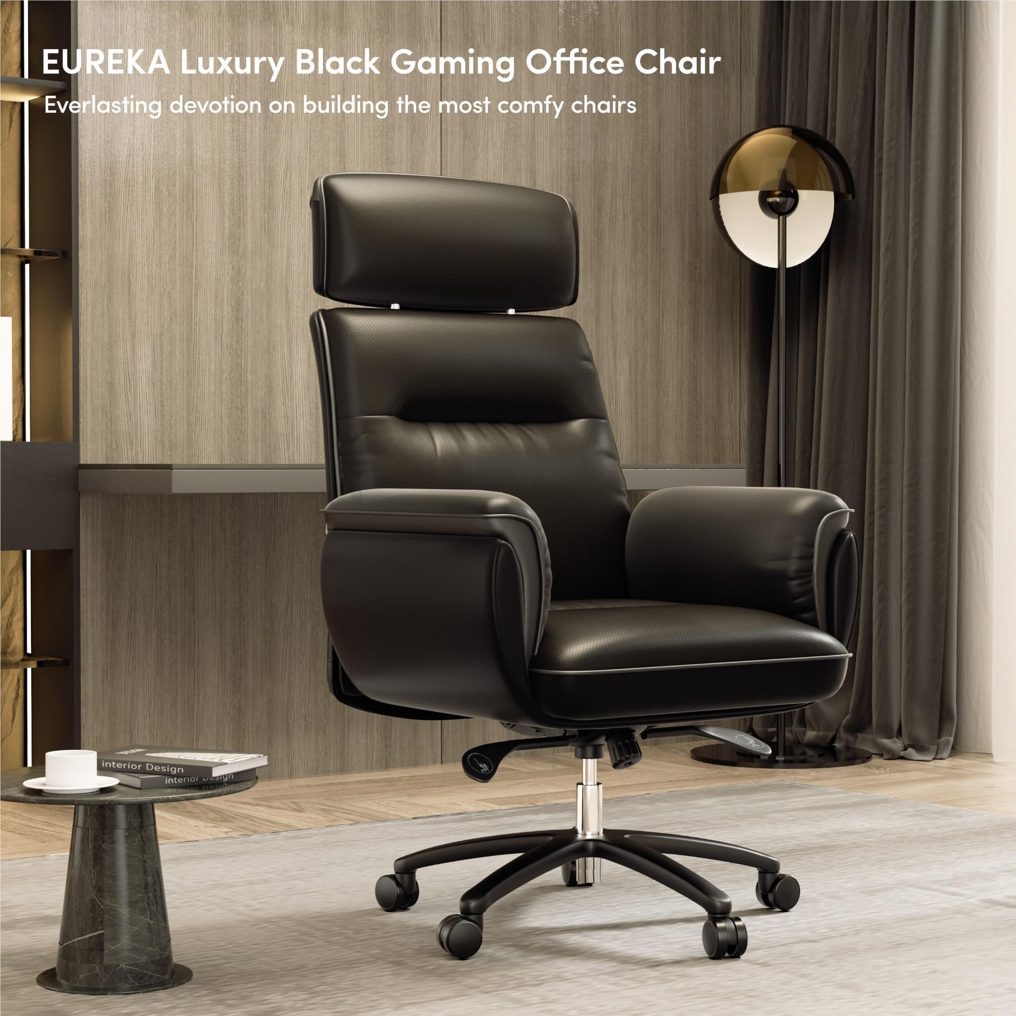 Eureka Royal Executive Sofa Gaming / Office Chair (Black)