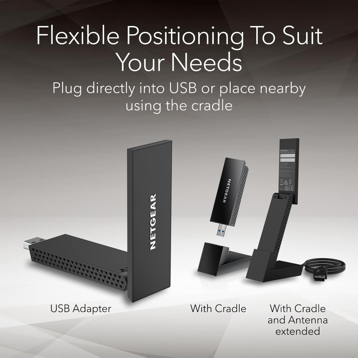 NETGEAR Nighthawk AXE3000 Wi-Fi 6E USB 3.0 Adapter