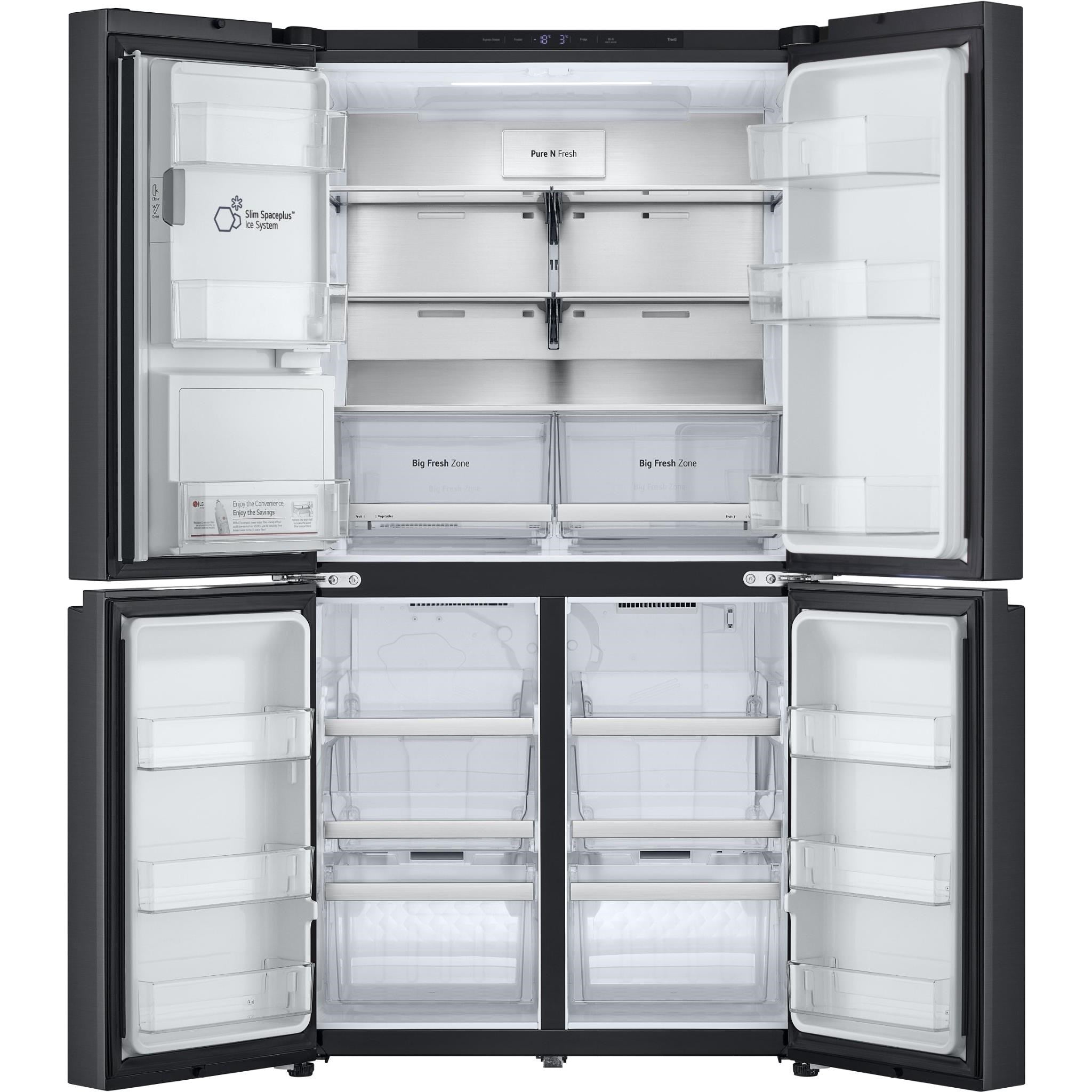 LG GF-L700MBL 637L French Door Fridge (Matte Black)