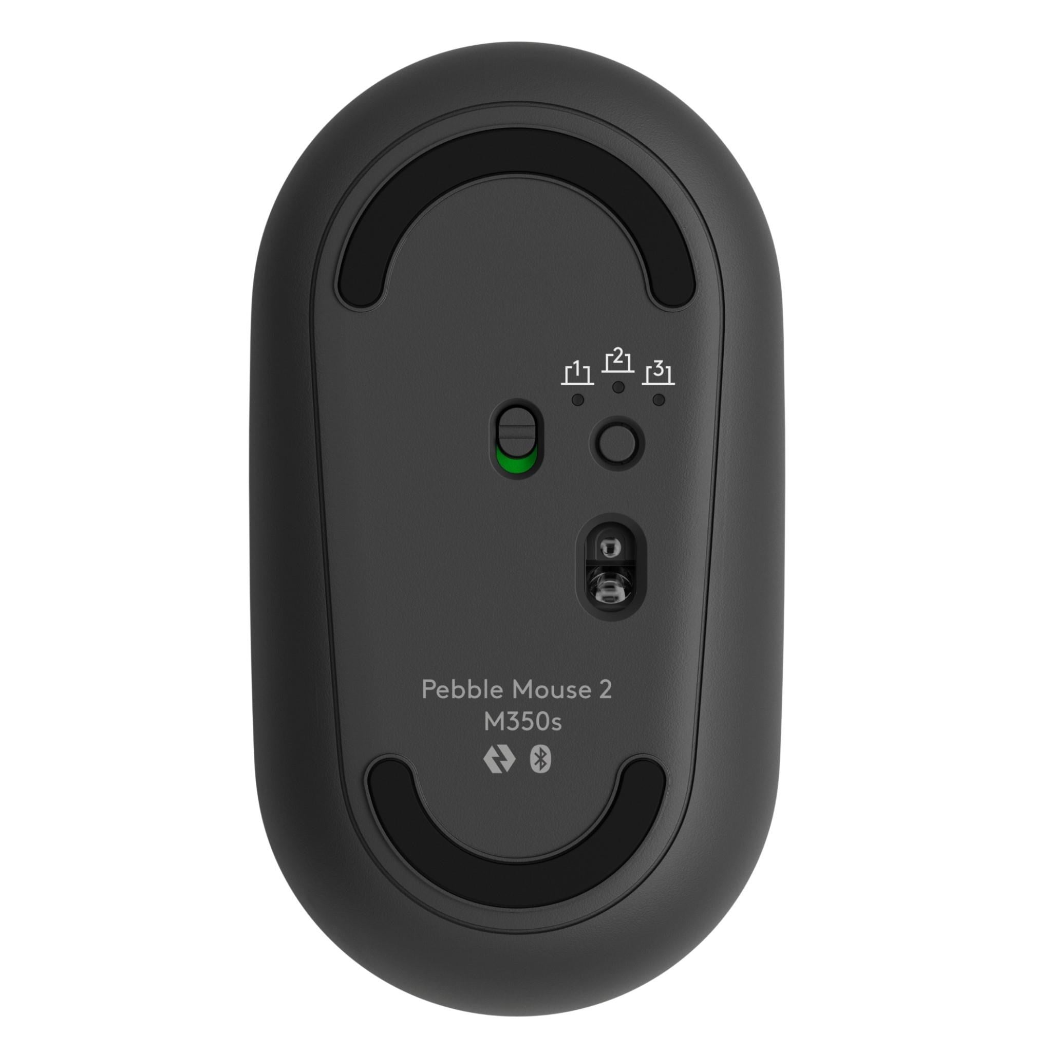 Logitech M350S Pebble 2 Wireless Mouse (Graphite)
