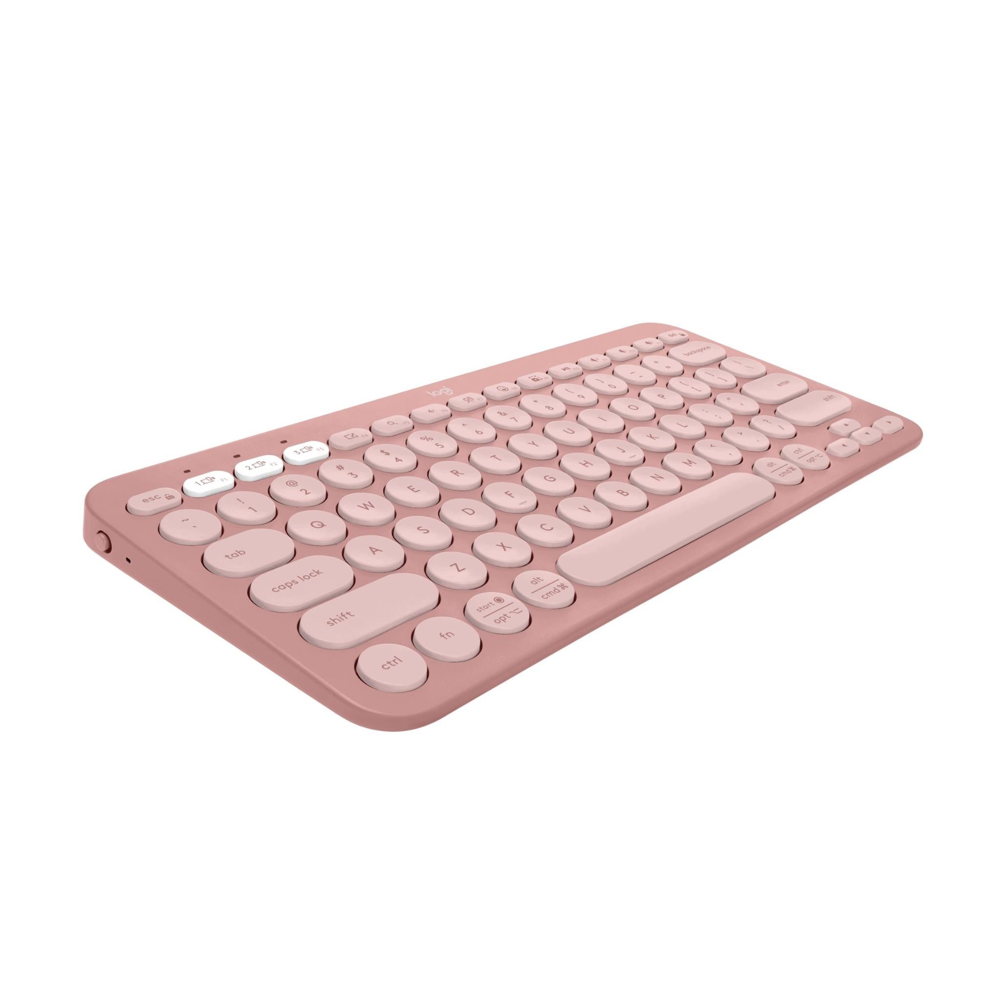 Logitech K380S Pebble Keys 2 Wireless Keyboard (Rose)