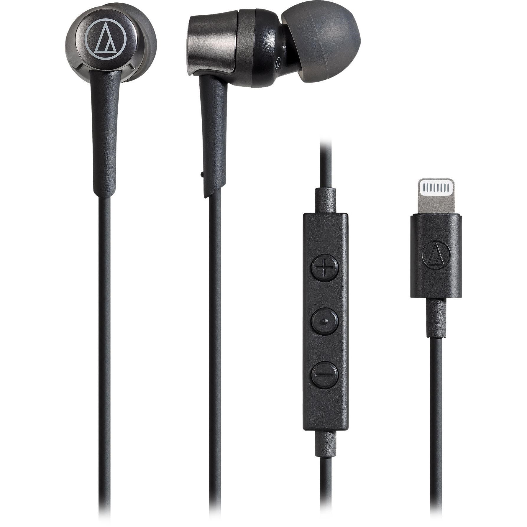 Audio-Technica Lightning In-ear Headphones (Black)