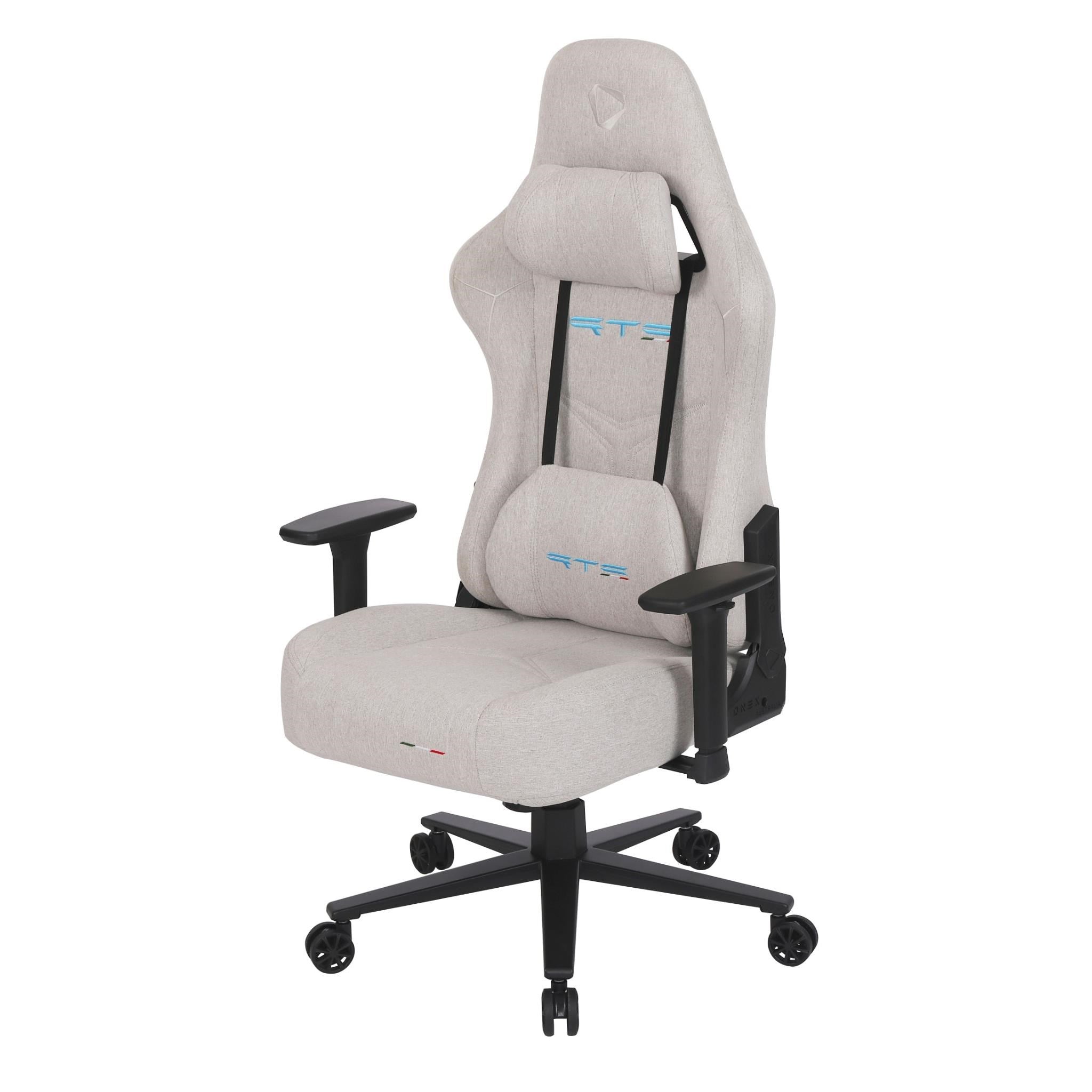 ONEX RTC Embrace Large Fabric Gaming Chair (Ivory)