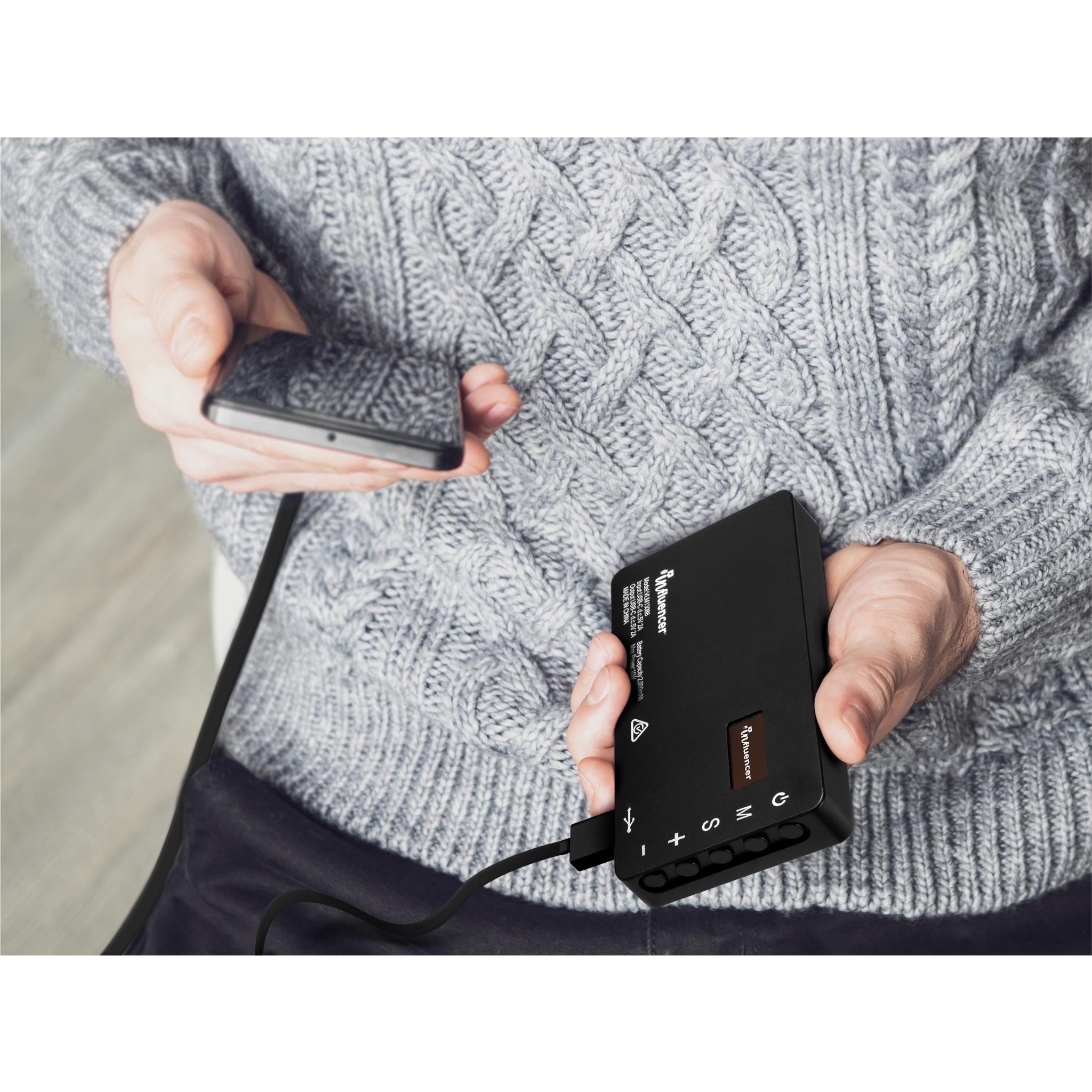 Influencer 10w RGBW Light with 2000mAH Powerbank