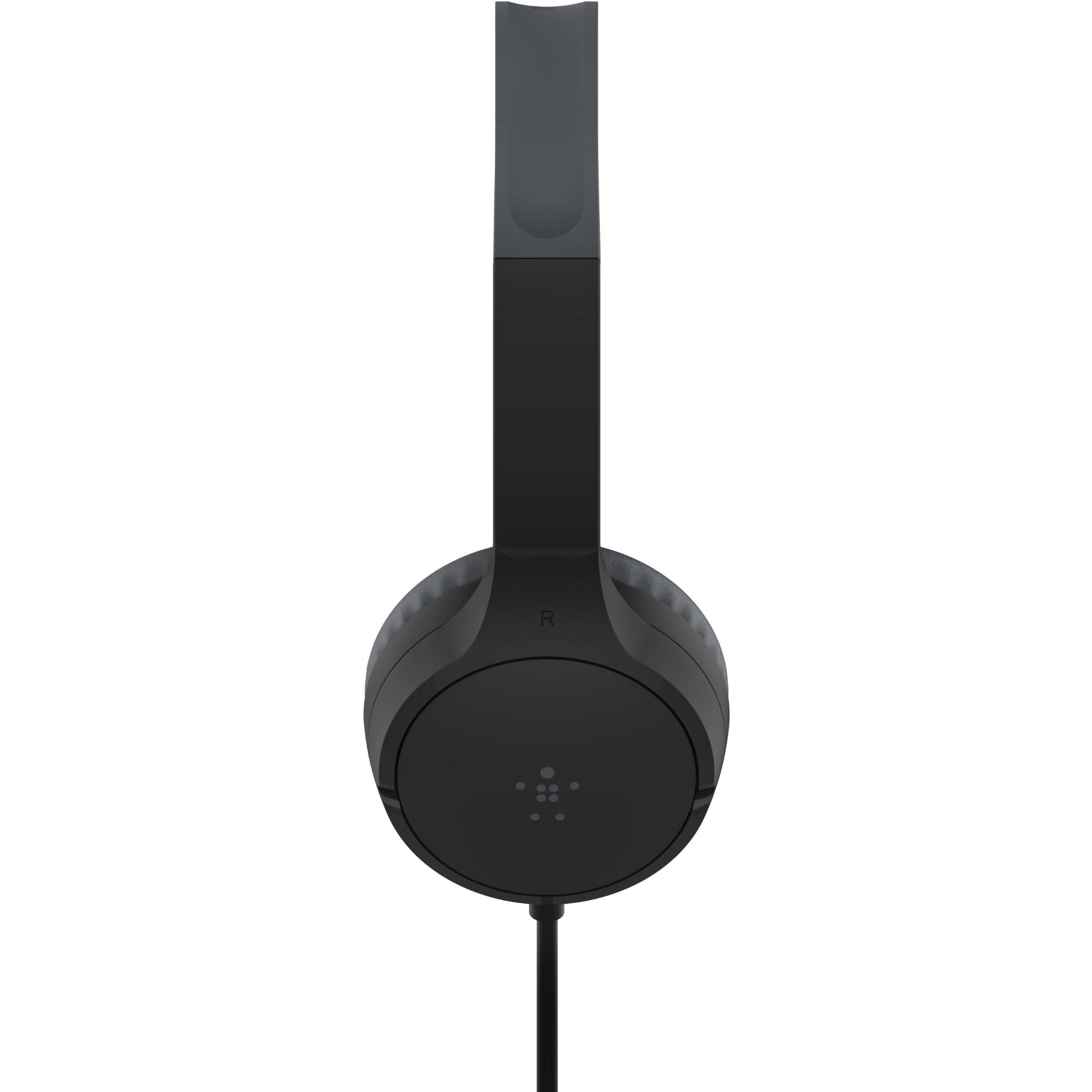 Belkin SOUNDFORM Mini Wired On-Ear Headphones for Kids (Black)