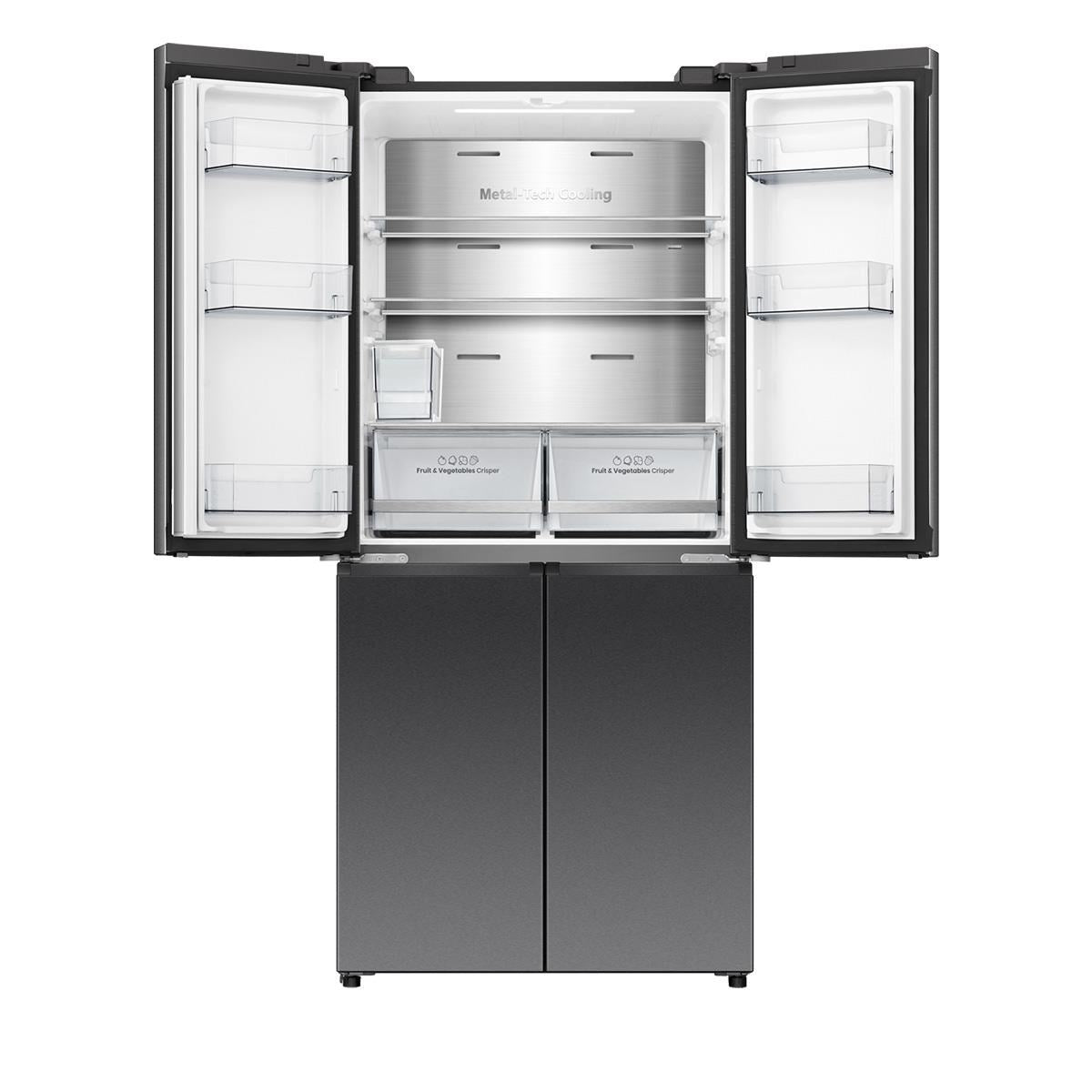 Hisense HRCD483TBW 483L French Door Fridge (Black Steel)