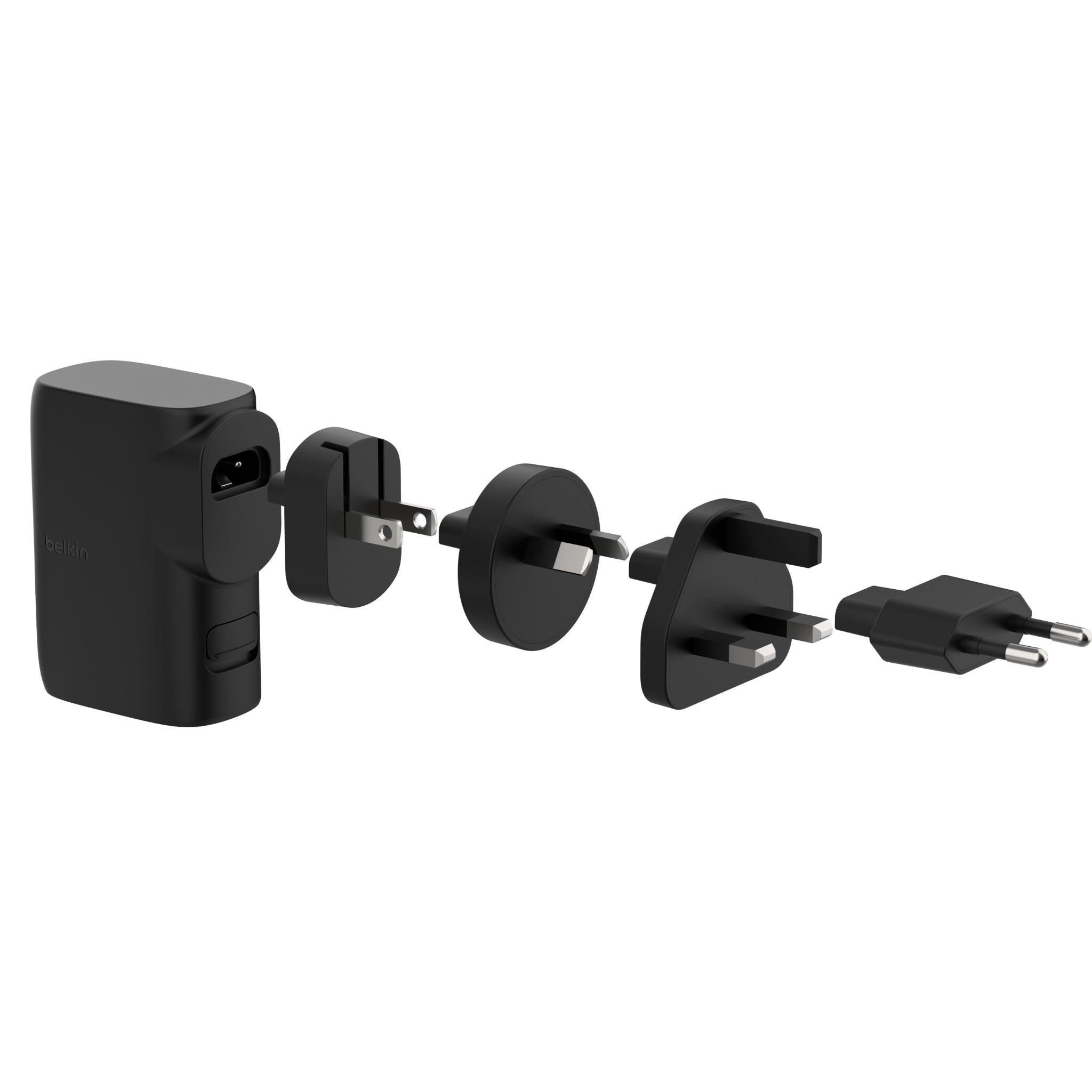 Belkin BoostCharge Hybrid Wall Charger 25W + Power Bank 5K with Travel Adapter Kit