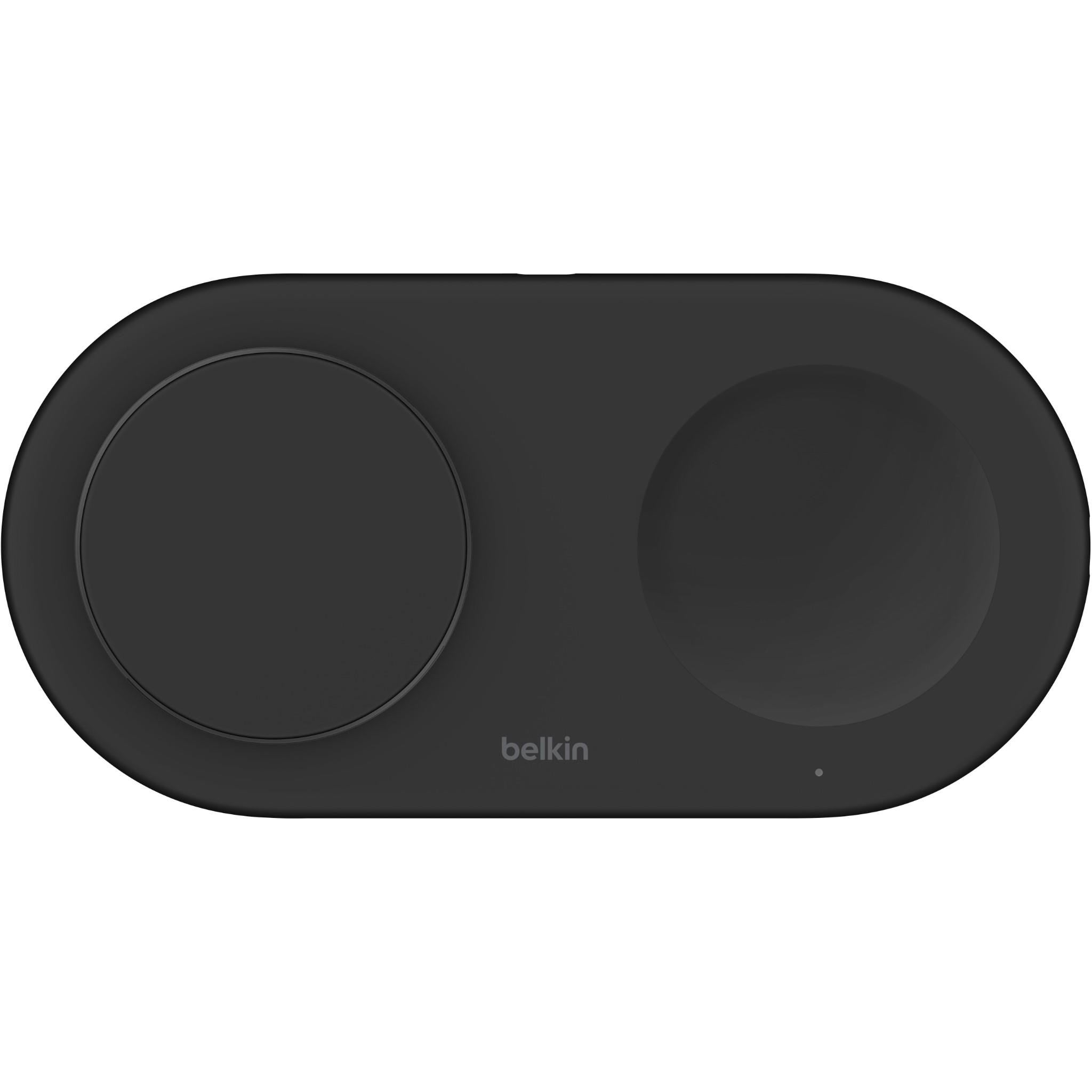 Belkin BoostCharge Pro Qi2 2-in1 Magnetic Wireless Charging Pad (Black)