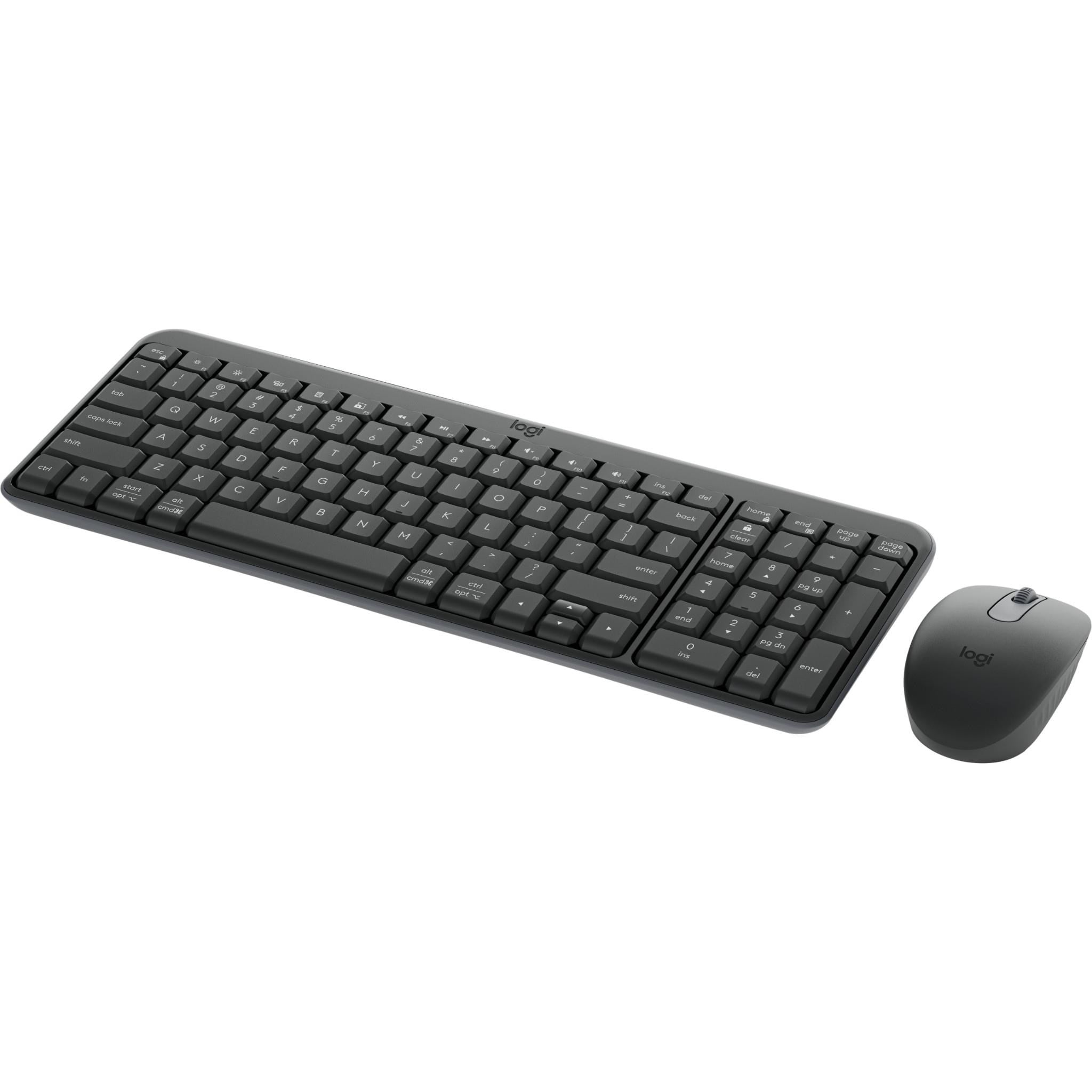 Logitech MK250 Bluetooth Keyboard and Mouse Combo (Graphite)