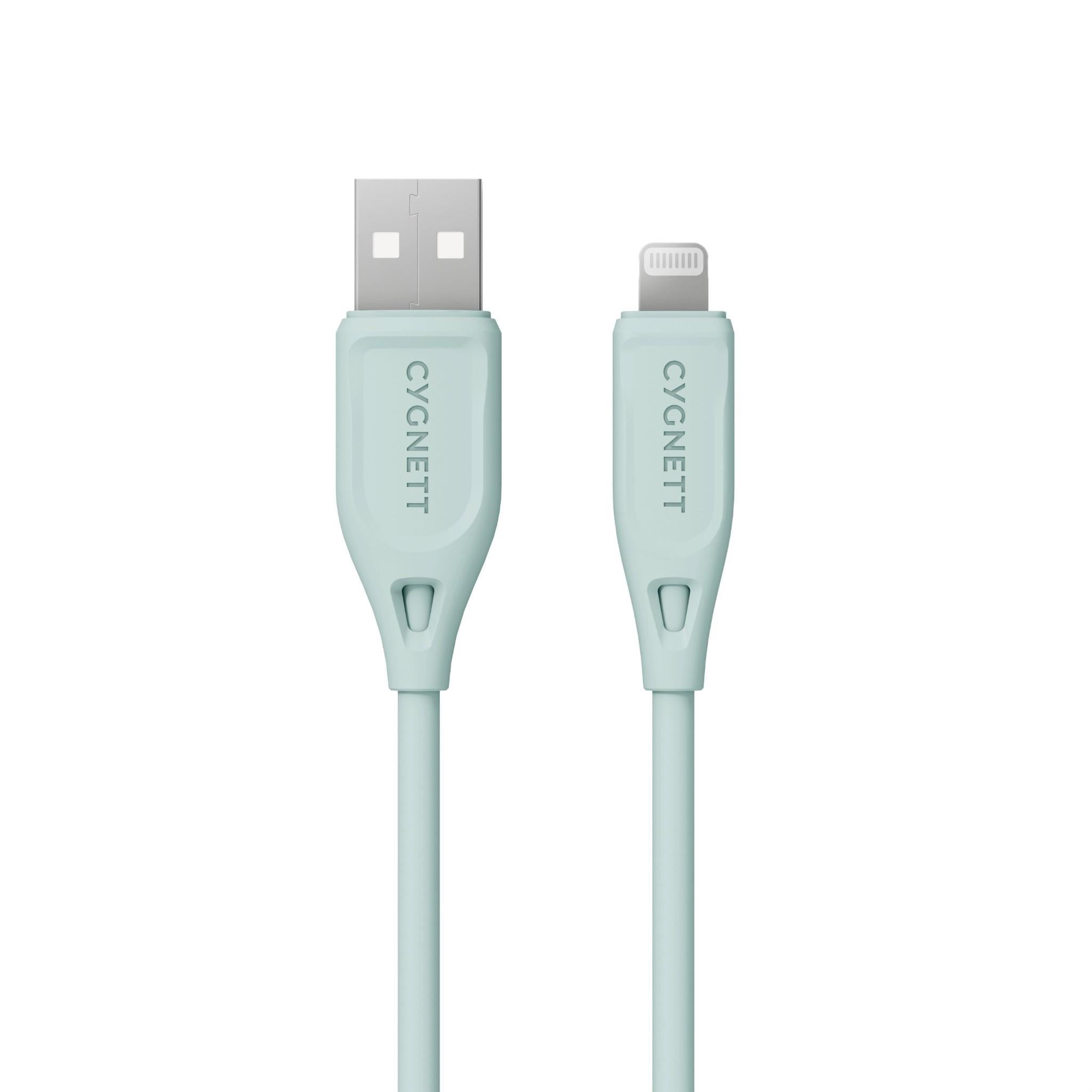 Cygnett Charge & Connect Lightning to USB-A Cable V2 1.2m (Green)