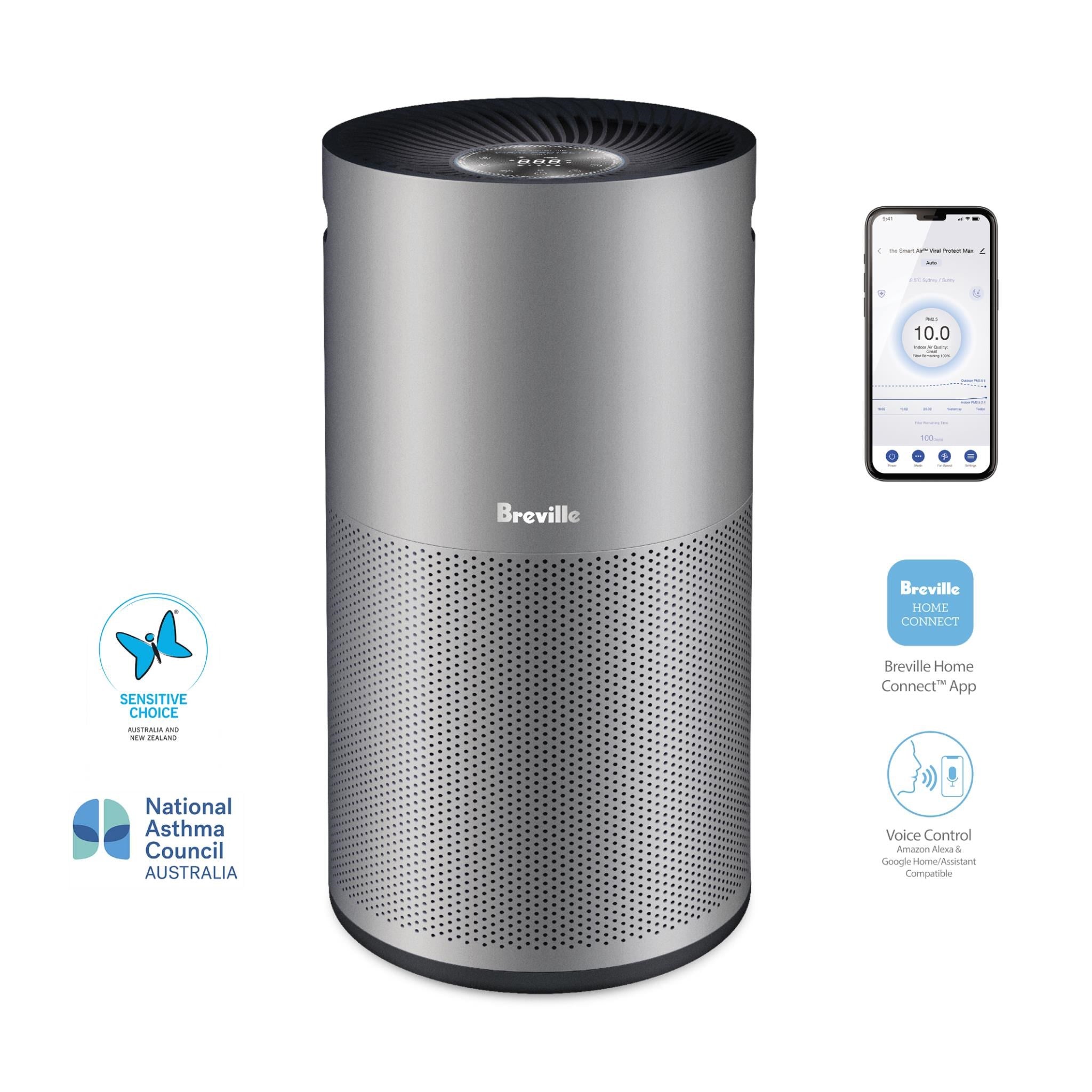 Breville the Smart Air Viral Protect Max Purifier