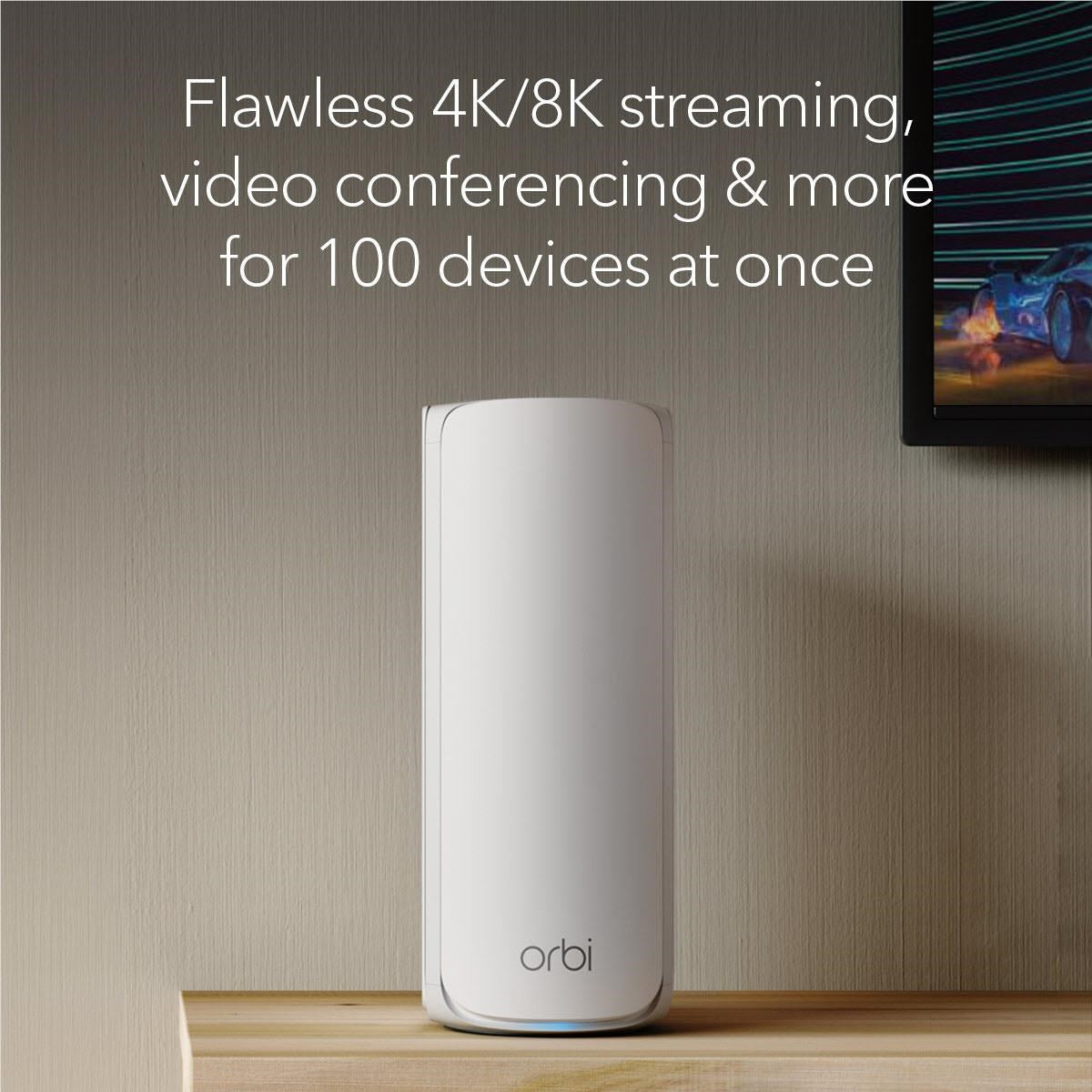 Netgear Orbi® BE11000 Tri-band Mesh Wi-Fi 7 System [3 pack] (White)