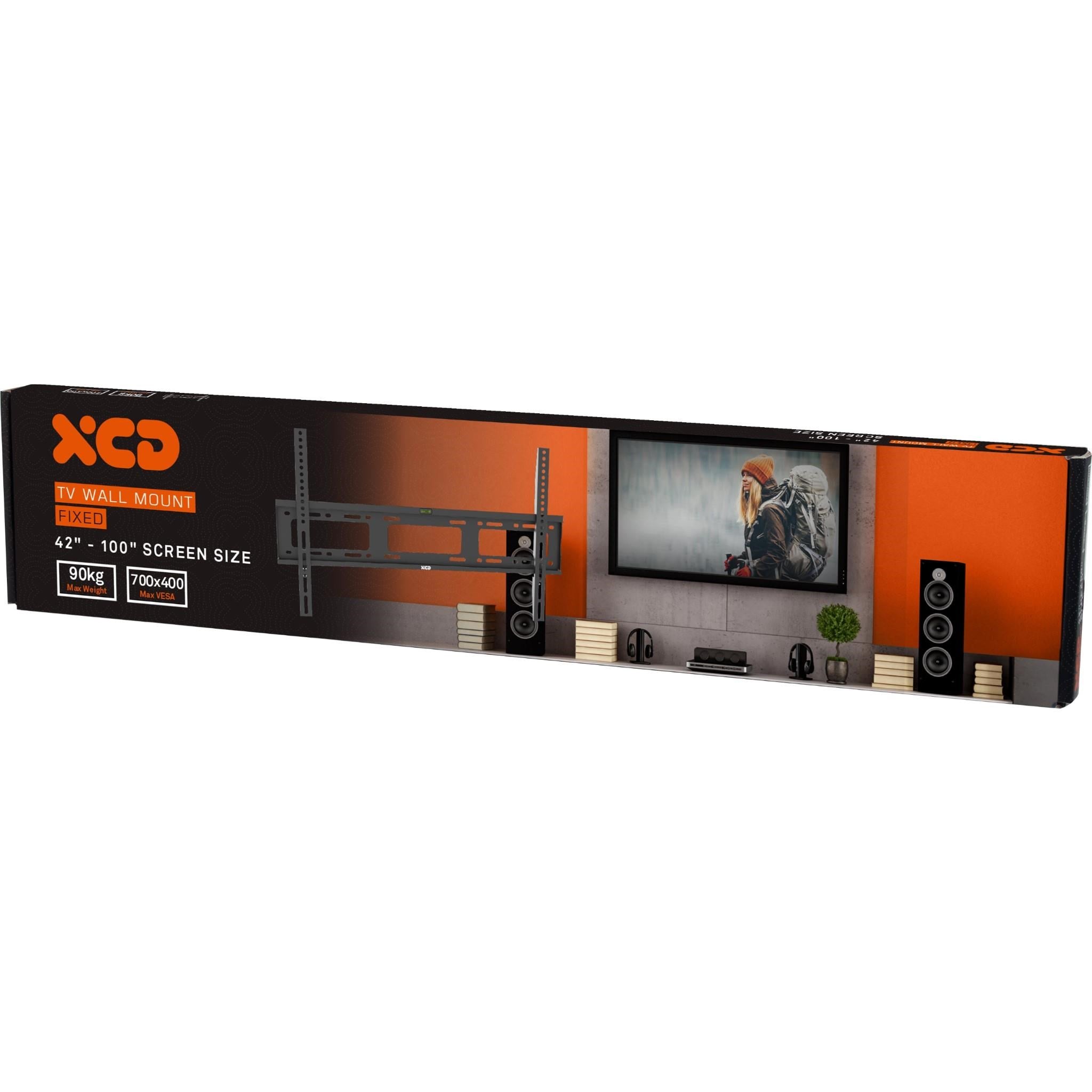 XCD Fixed TV Wall Mount Large to Extra Large (42'-100') V2