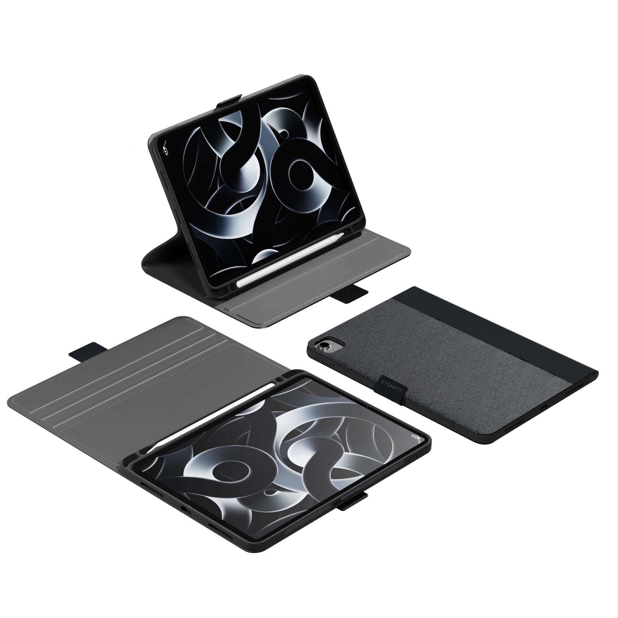 Cygnett Tekview Protective Case for iPad Air 13' M4/M3/M2 & iPad Pro 12.9'/13' (Black)
