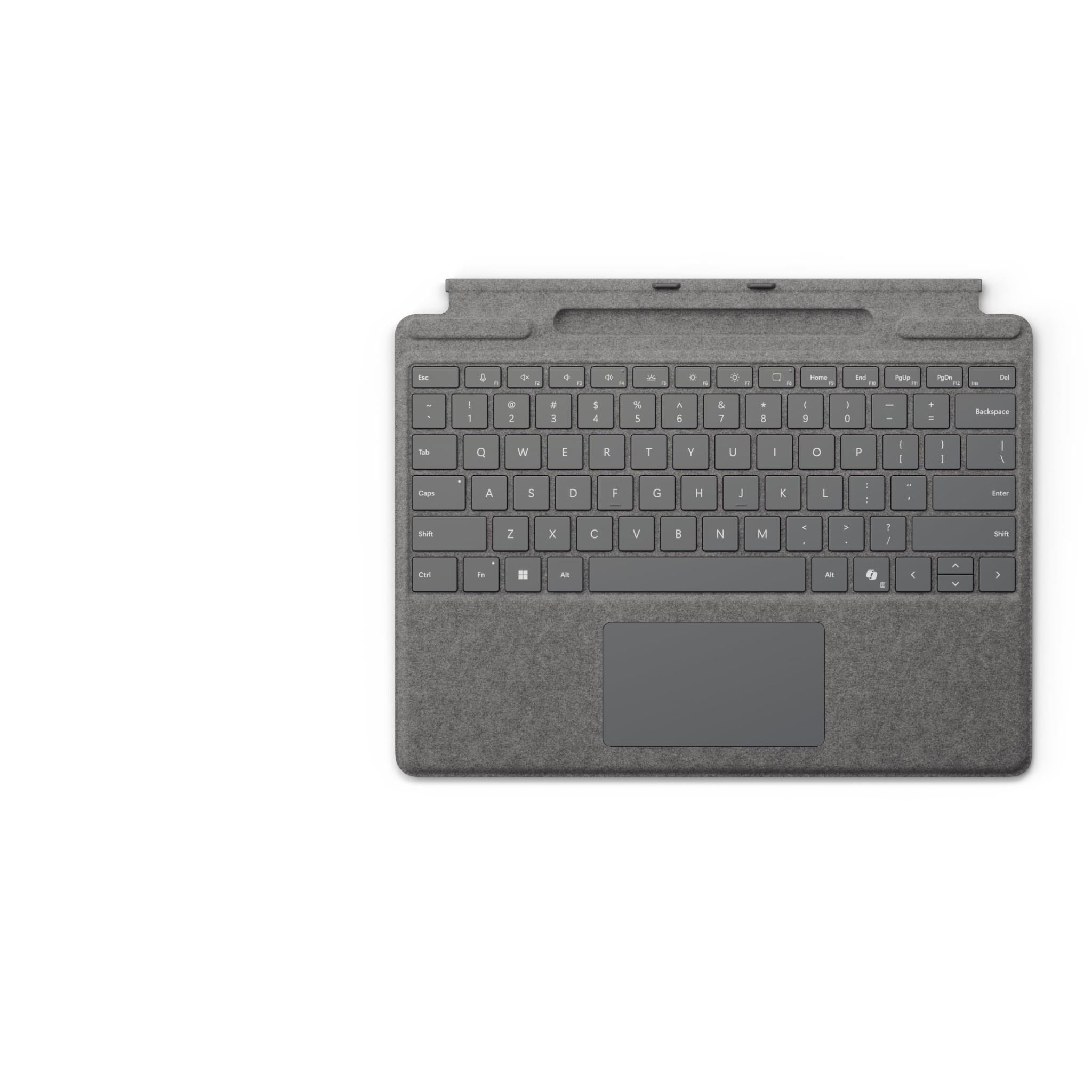 Microsoft Surface Pro 13 Inch Keyboard with Pen Storage (Platinum)