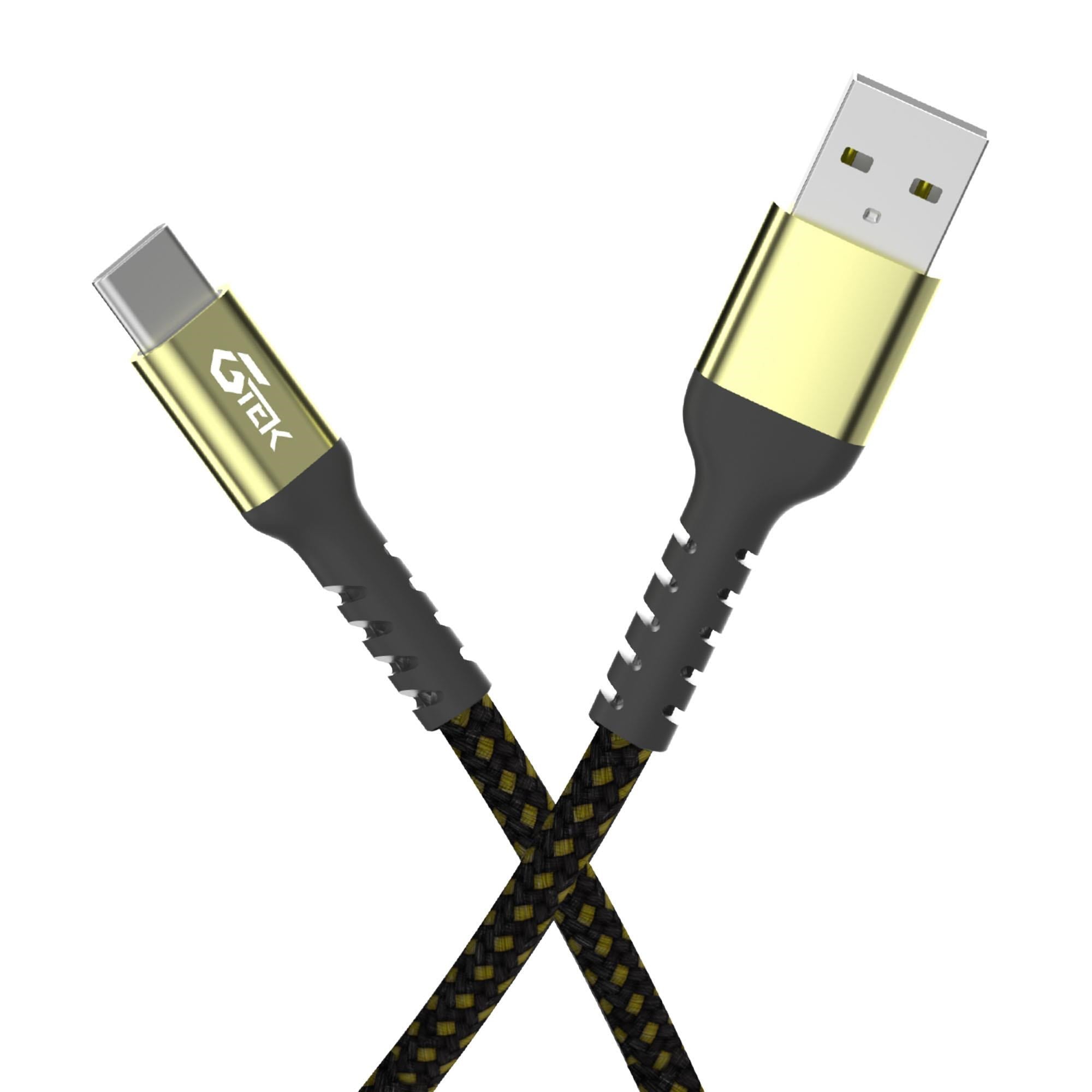 G-Tek 1.5 Metre Light up USB Charging Cable (USB-A or C to USB-C or Micro)