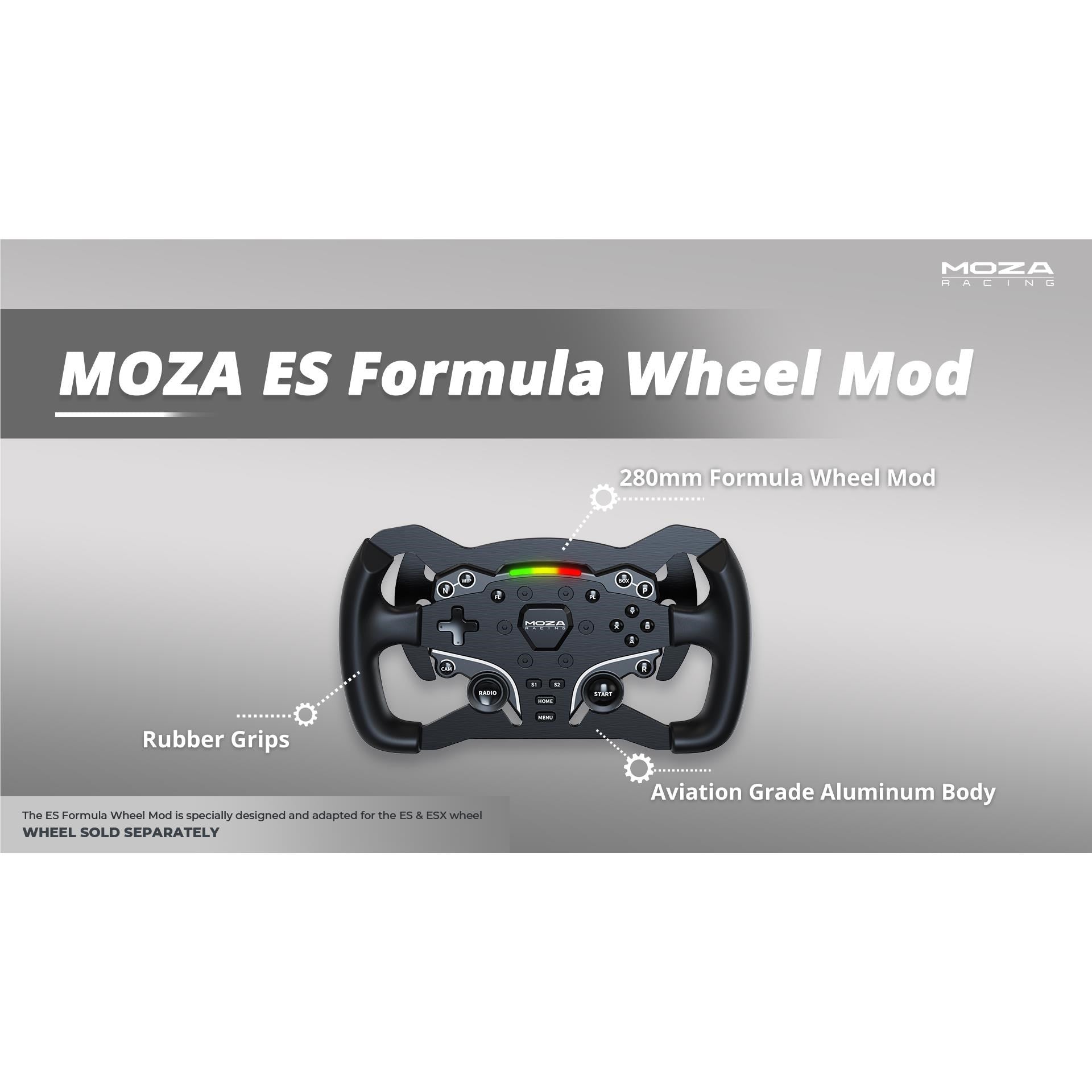 MOZA ES & ESX Formula Wheel Rim Mod