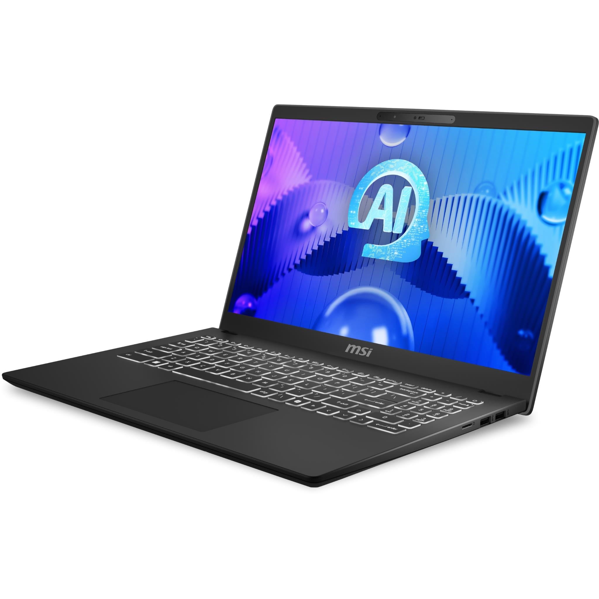 MSI Modern 15 H AI 15.6' FHD Lifestyle AI PC Laptop (Intel Core Ultra 7-155H) [512GB SSD]