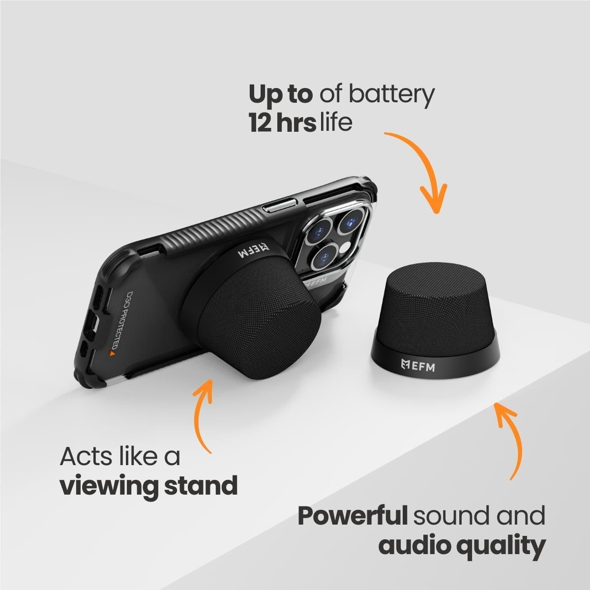 EFM Cloudbreak Mag Bluetooth Speaker (Black)