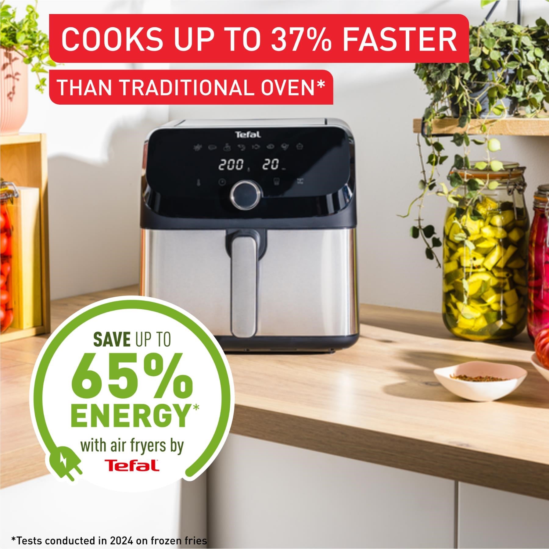 Tefal EY855D Easy Fry Mega 7.5L Air Fryer