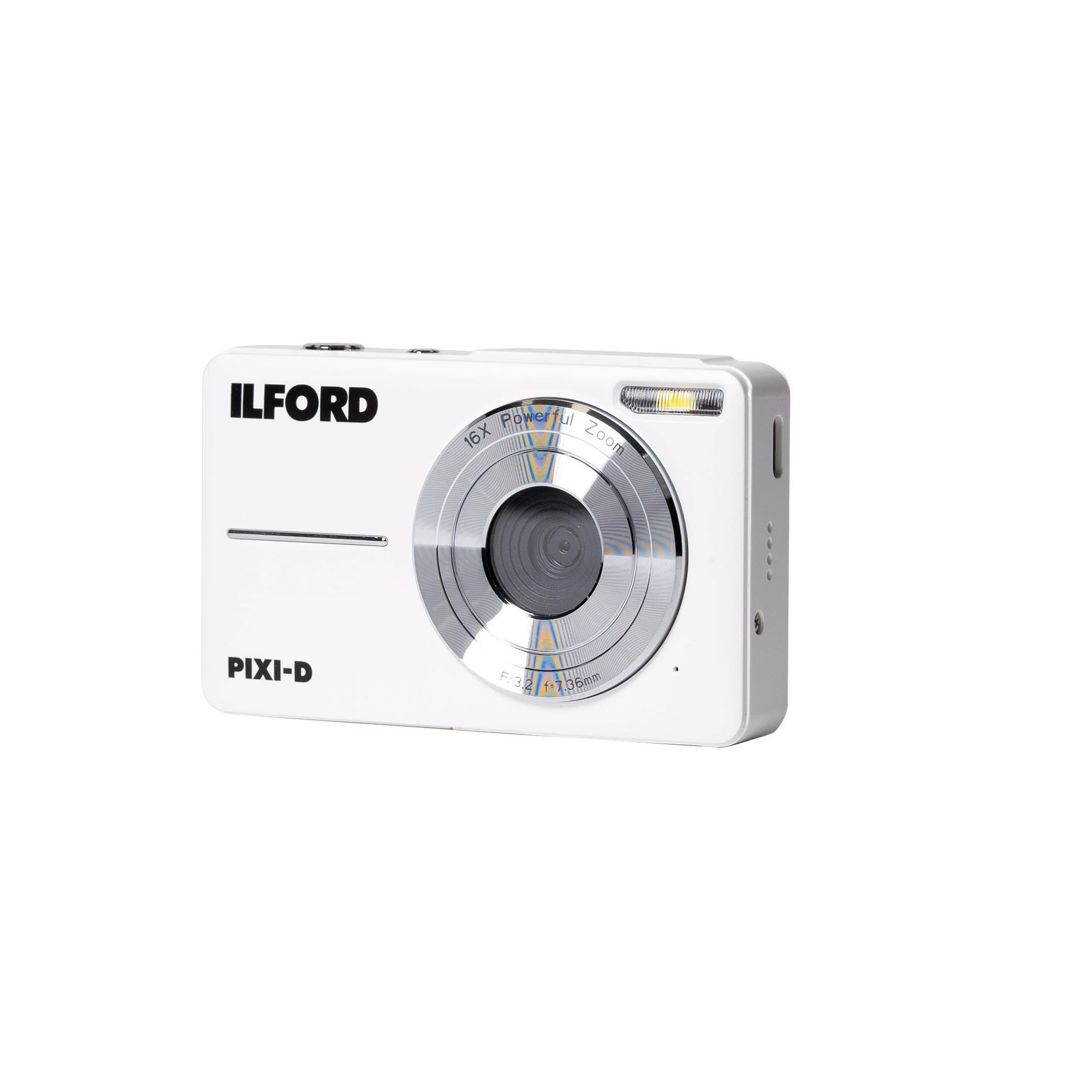 ILFORD PIXI-D Compact Digital Camera (Pearl White)