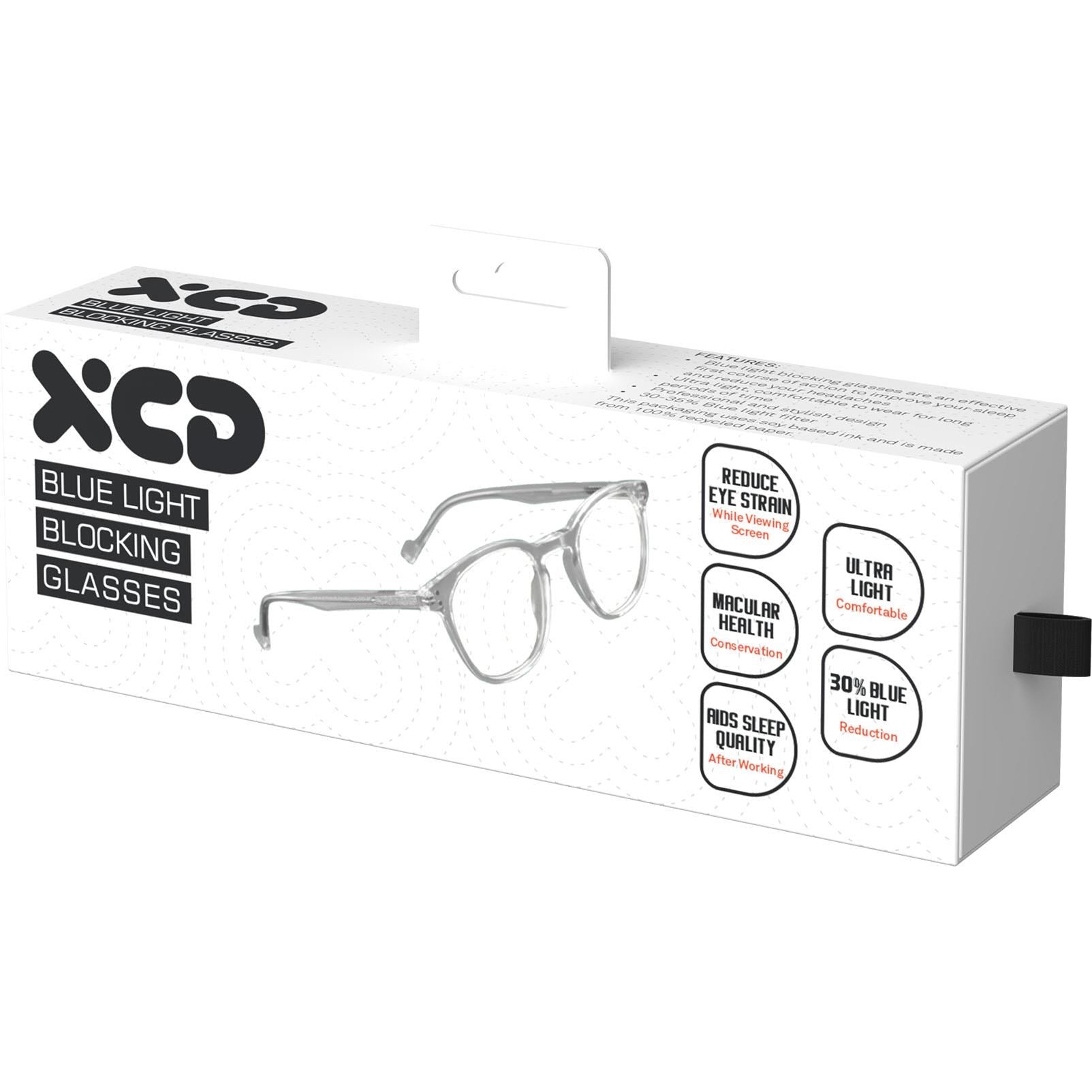 XCD Blue Light Blocking Glasses V2 (Clear)