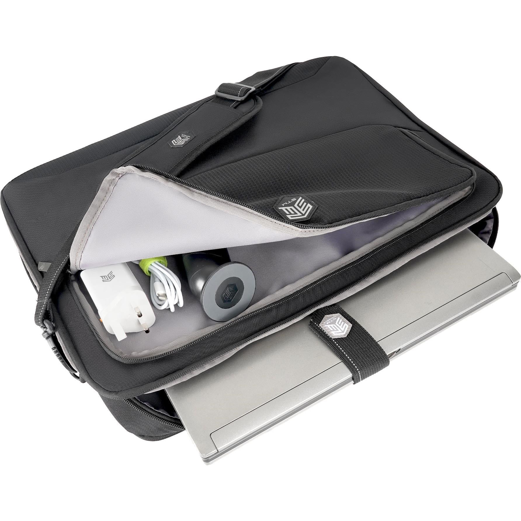 STM Tower View Folio 16' Laptop Brief (Black)