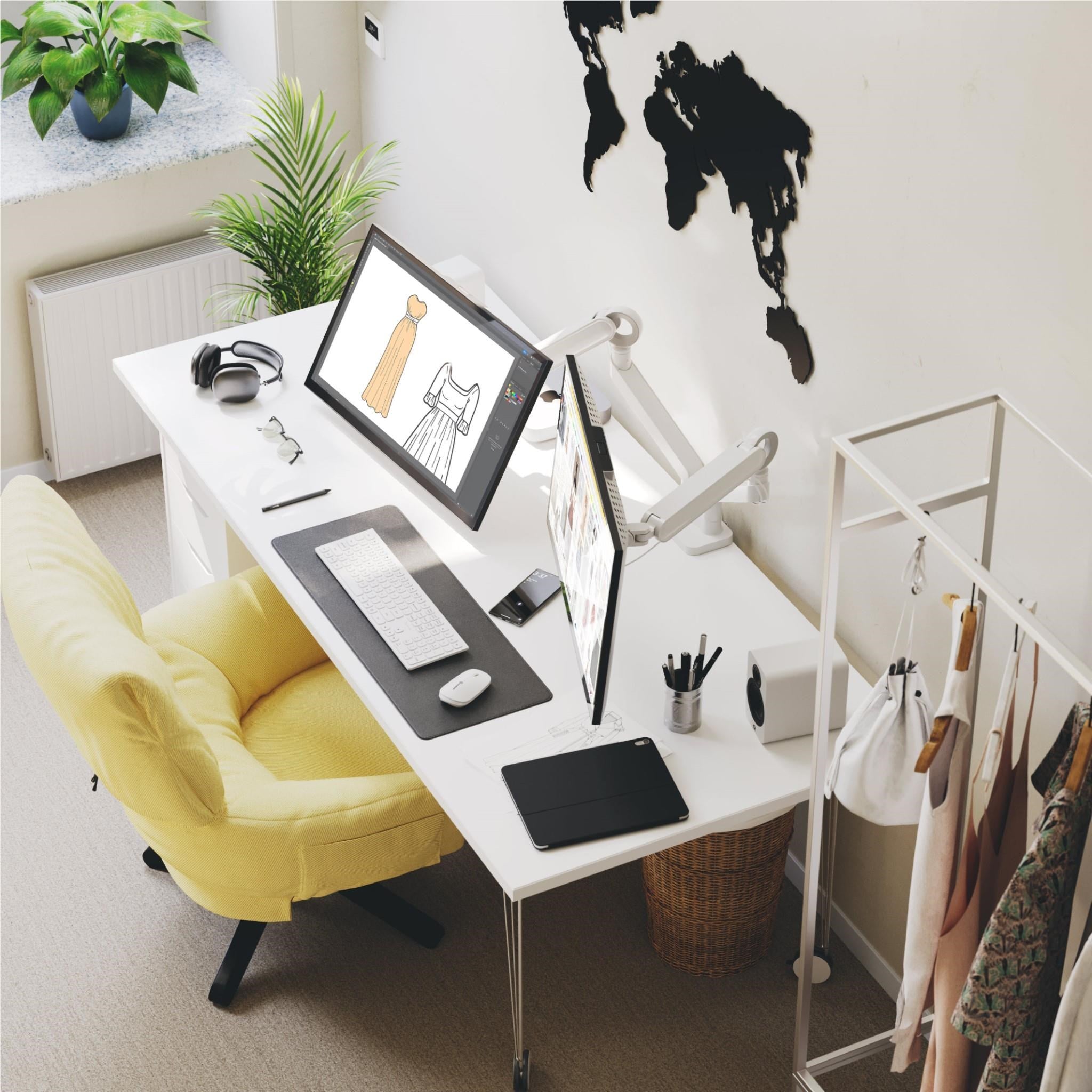 Alogic 32' Glide Dual Monitor Arm