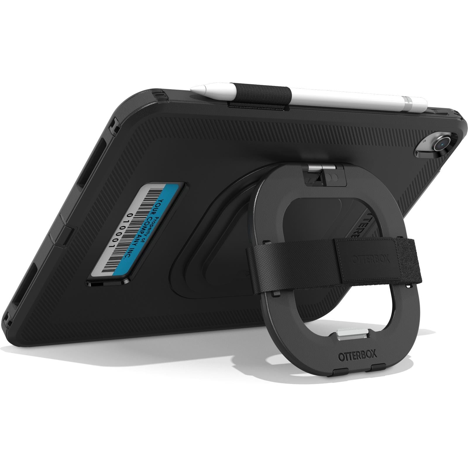Otterbox 77-95020 Defender Kickstand with Handstrap iPad A16/10.9' 10th Gen ProPack (Black) | (No Retail Packaging)