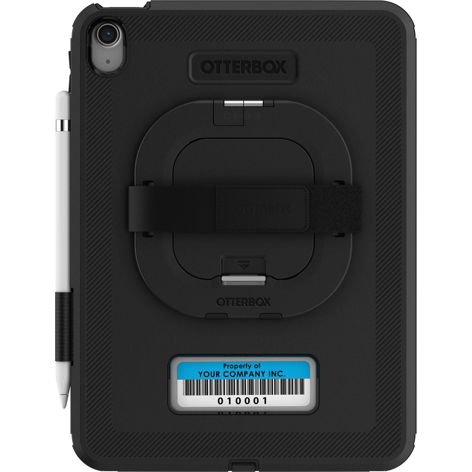 Otterbox 77-95020 Defender Kickstand with Handstrap iPad A16/10.9' 10th Gen ProPack (Black) | (No Retail Packaging)