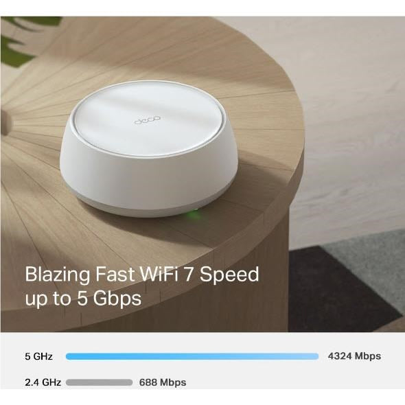 TP-Link Deco BE5000 Whole Home Mesh Wi-Fi 7 System (2-pack)