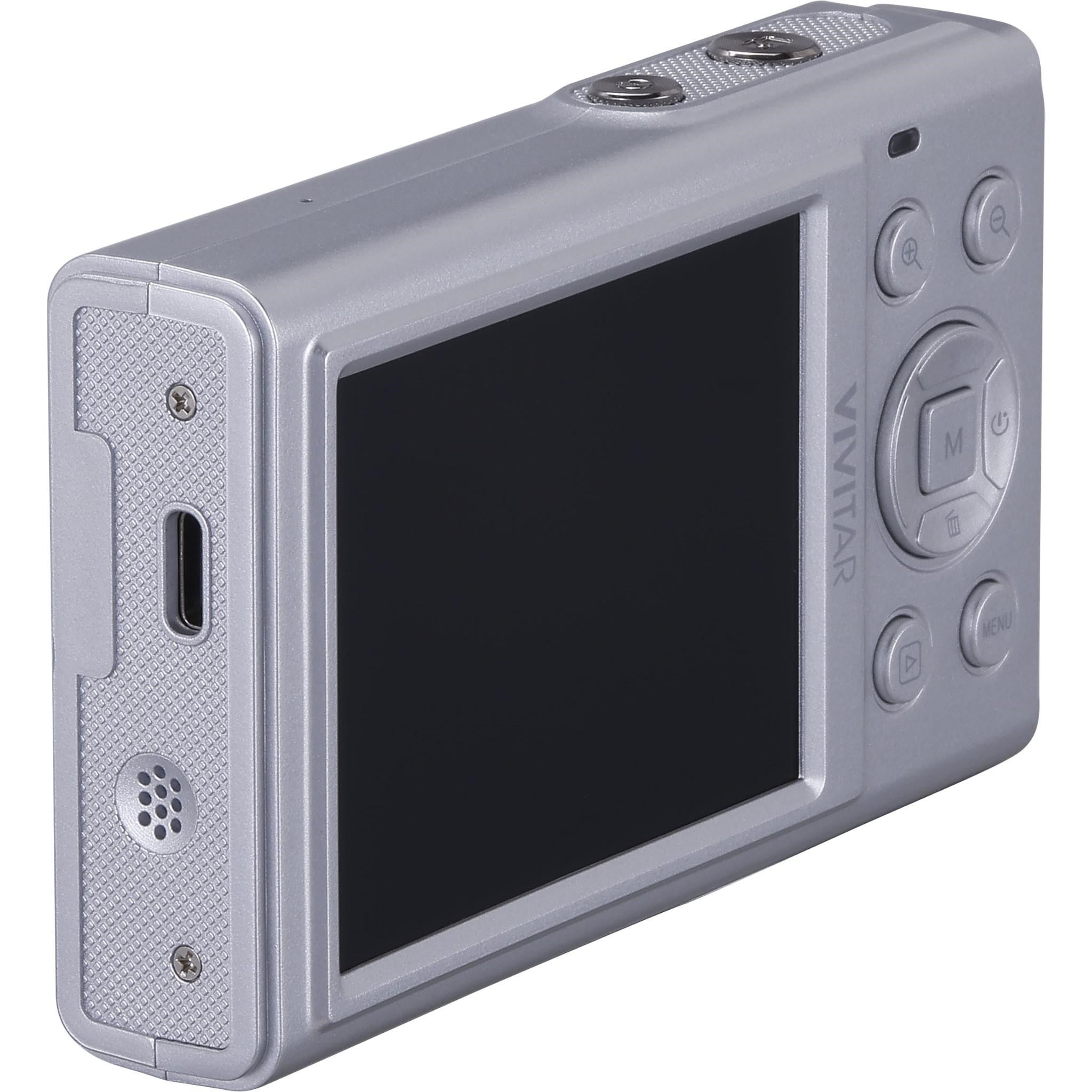Vivitar 20MP Compact Digital Camera with 8x Optical Zoom (Silver)