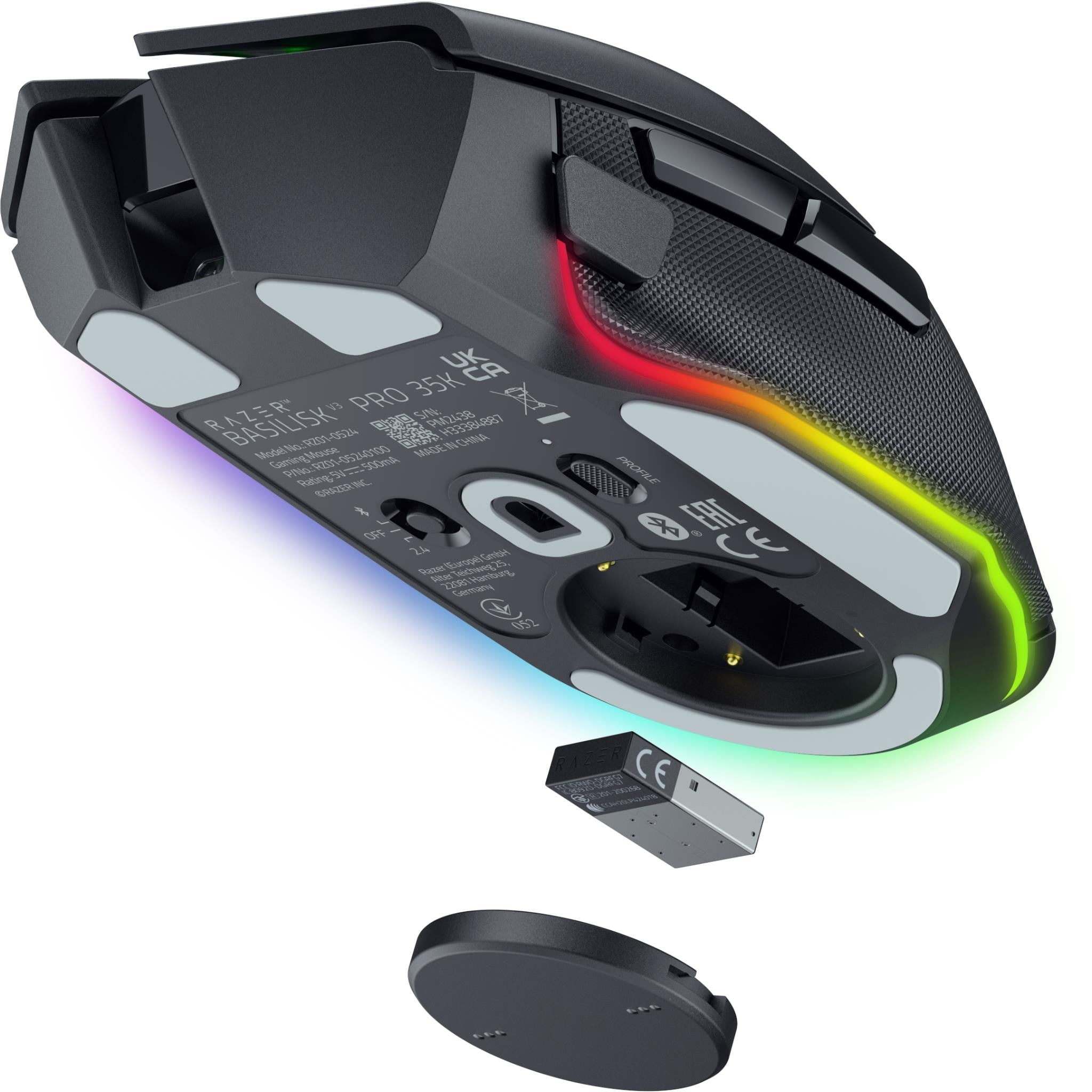 Razer Basilisk V3 Pro 35K Wireless Gaming Mouse (Black)