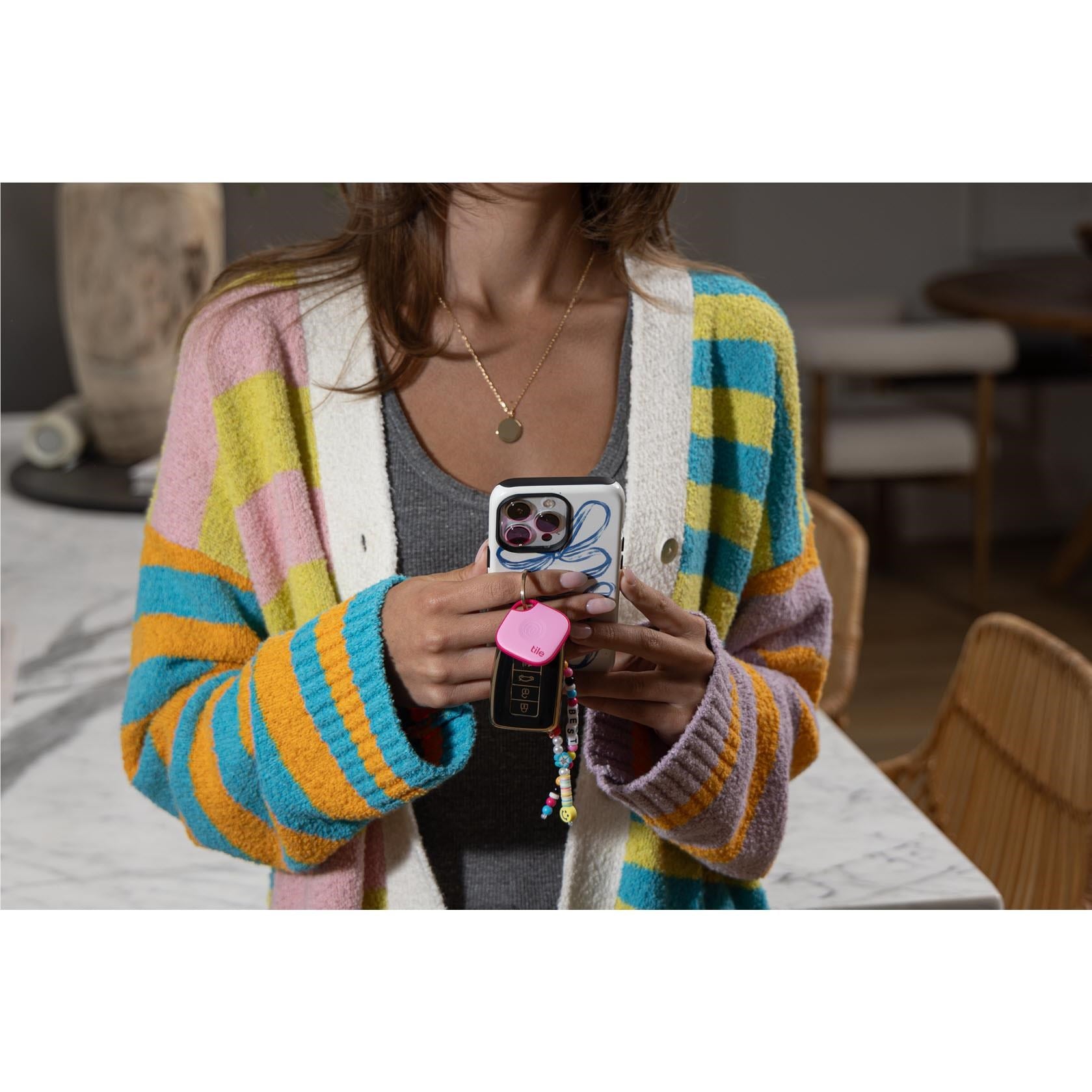 Tile Mate Bluetooth Tracker 2024 (Colour 4 Pack)