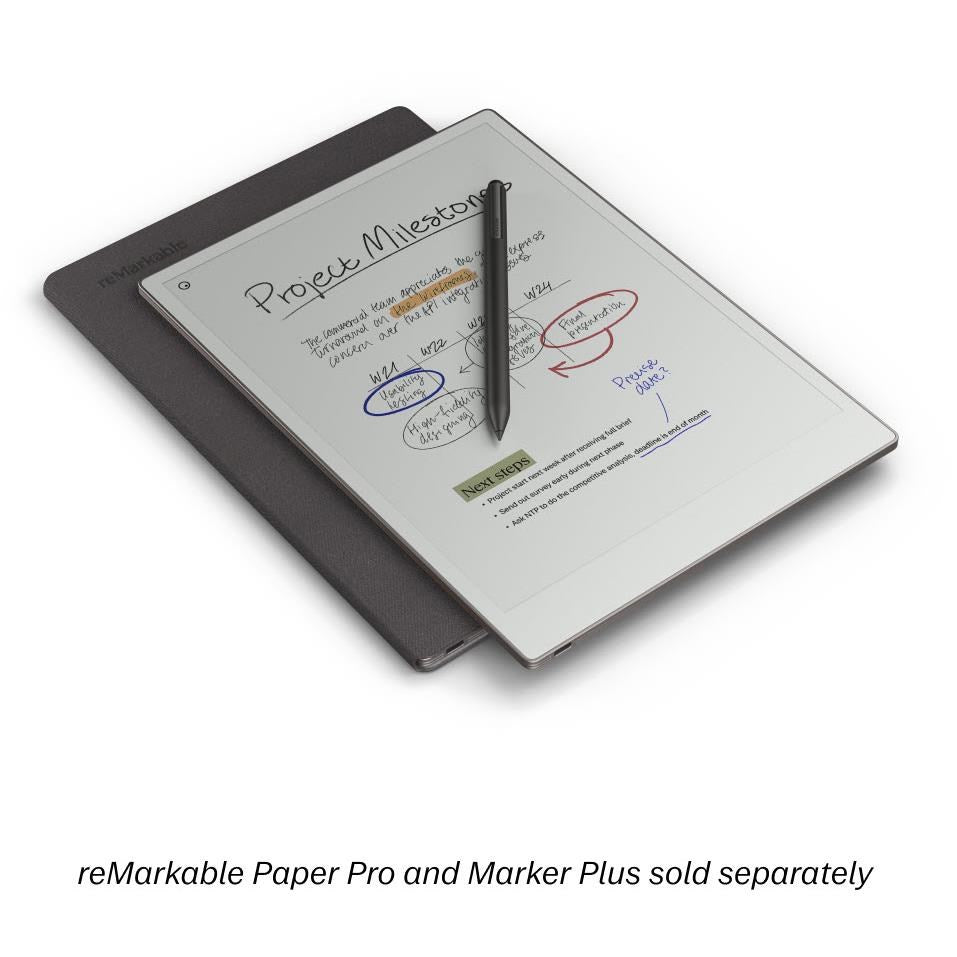 reMarkable BookFolio Pro Mosaic Weave for reMarkable Paper Pro (Basalt)