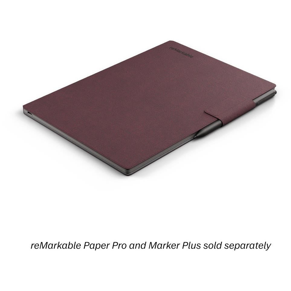reMarkable BookFolio Pro Mosaic Weave for Remarkable Paper Pro (Burgundy)