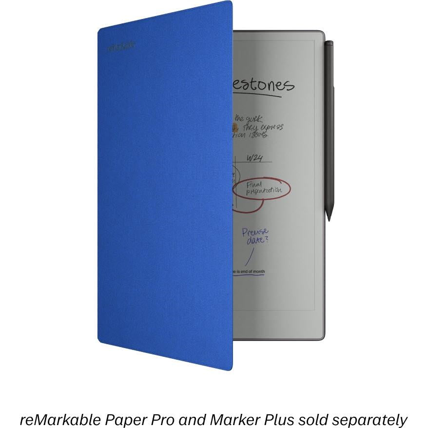 reMarkable BookFolio Pro Mosaic Weave for Remarkable Paper Pro (Cobalt)