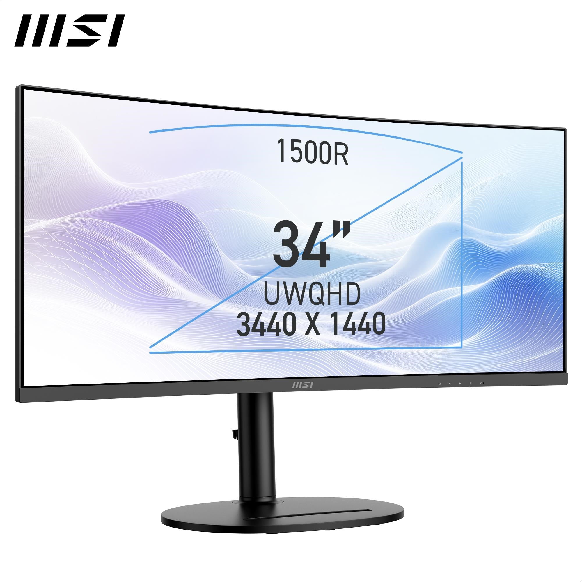 MSI Modern MD342CQP 34' UWQHD 120Hz USB-C 98W Curved Professional Monitor