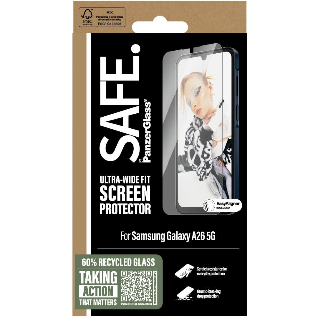 SAFE by PanzerGlass Ultra Wide Fit Screen Protector for Galaxy A26