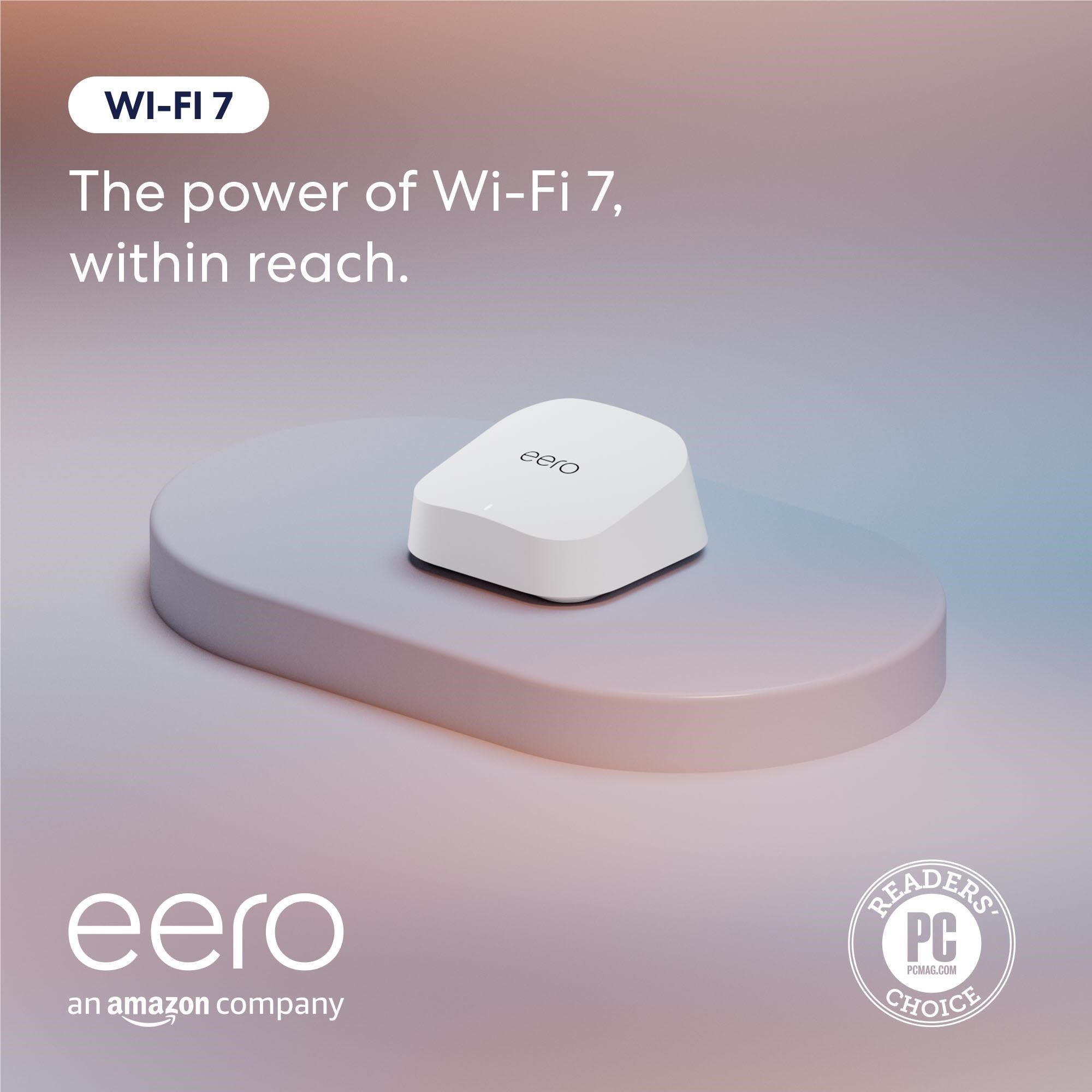 Amazon eero 7 Wi-Fi 7 Dual-Band Mesh Router