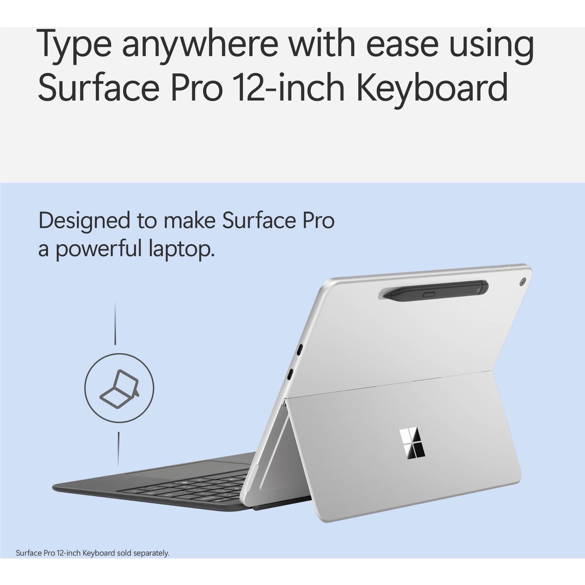 Microsoft Surface Pro 12-inch (1st Edition) Keyboard with Slim Pen (Slate)