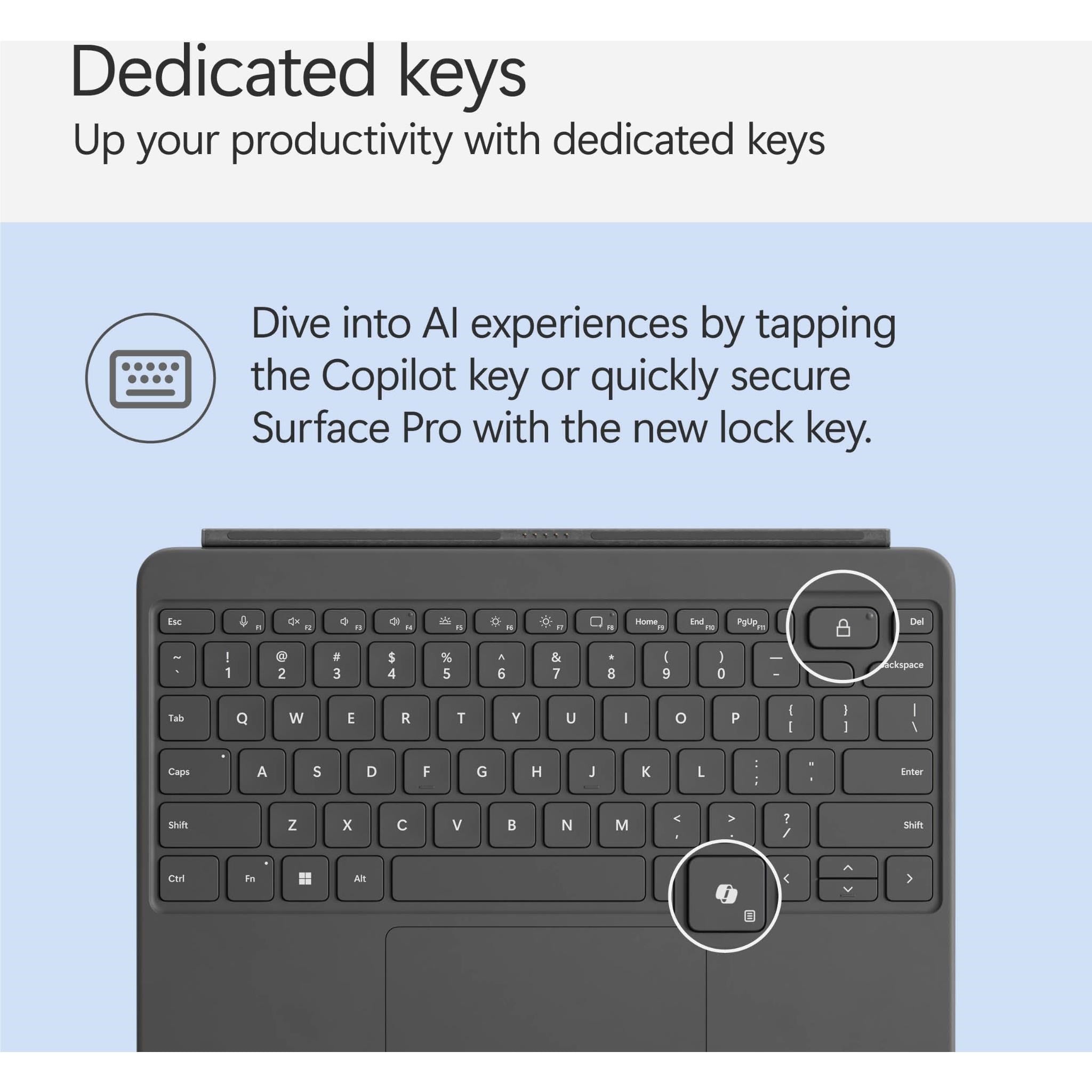 Microsoft Surface Pro 12-inch (1st Edition) Keyboard with Slim Pen (Slate)